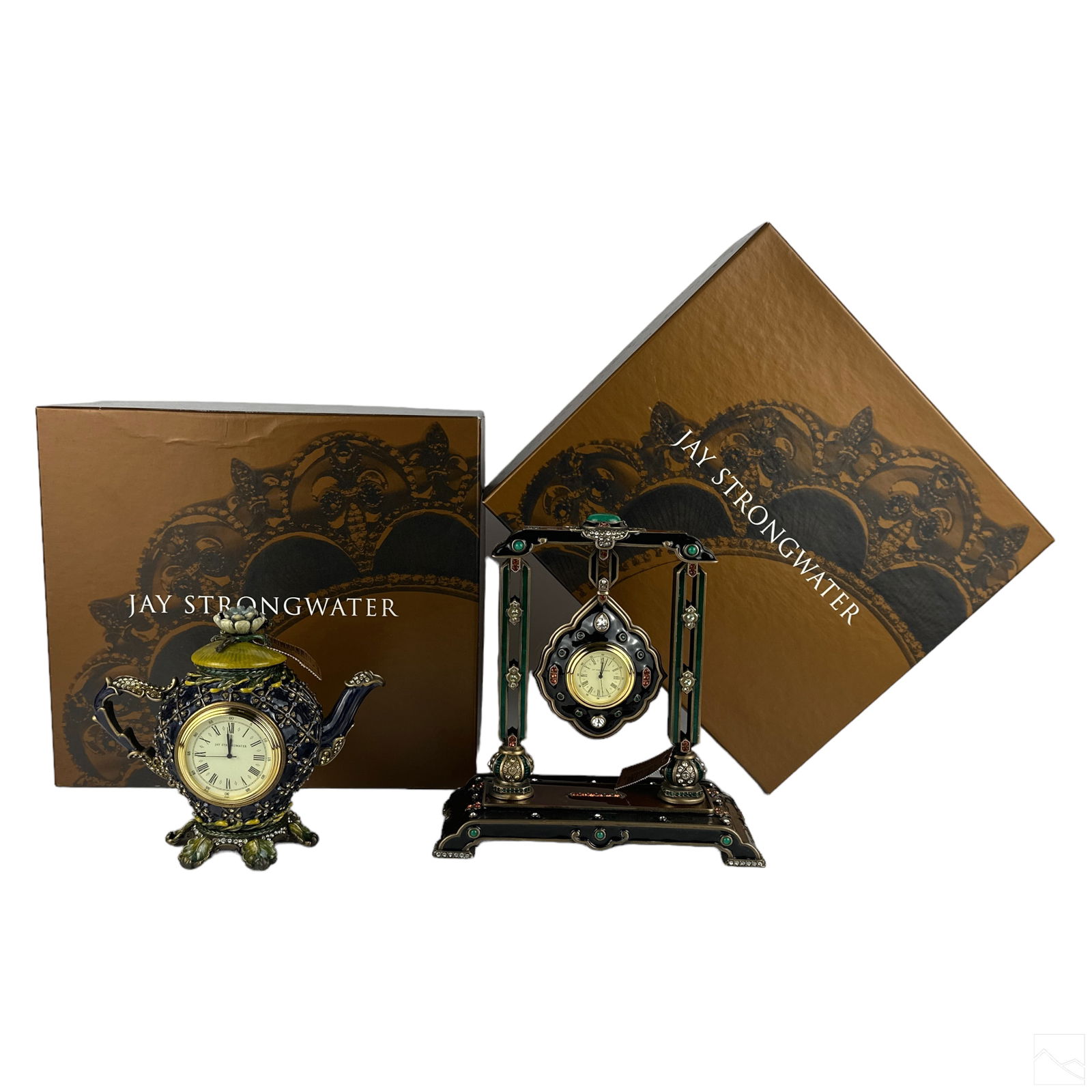 Jay Strongwater Designer Teapot and Pendant Clocks (1 of 6)