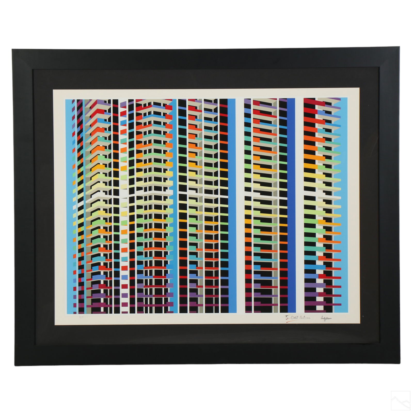 Yaacov Agam b.1928 Kinetic Op Art LE Litho SIGNED (1 of 6)