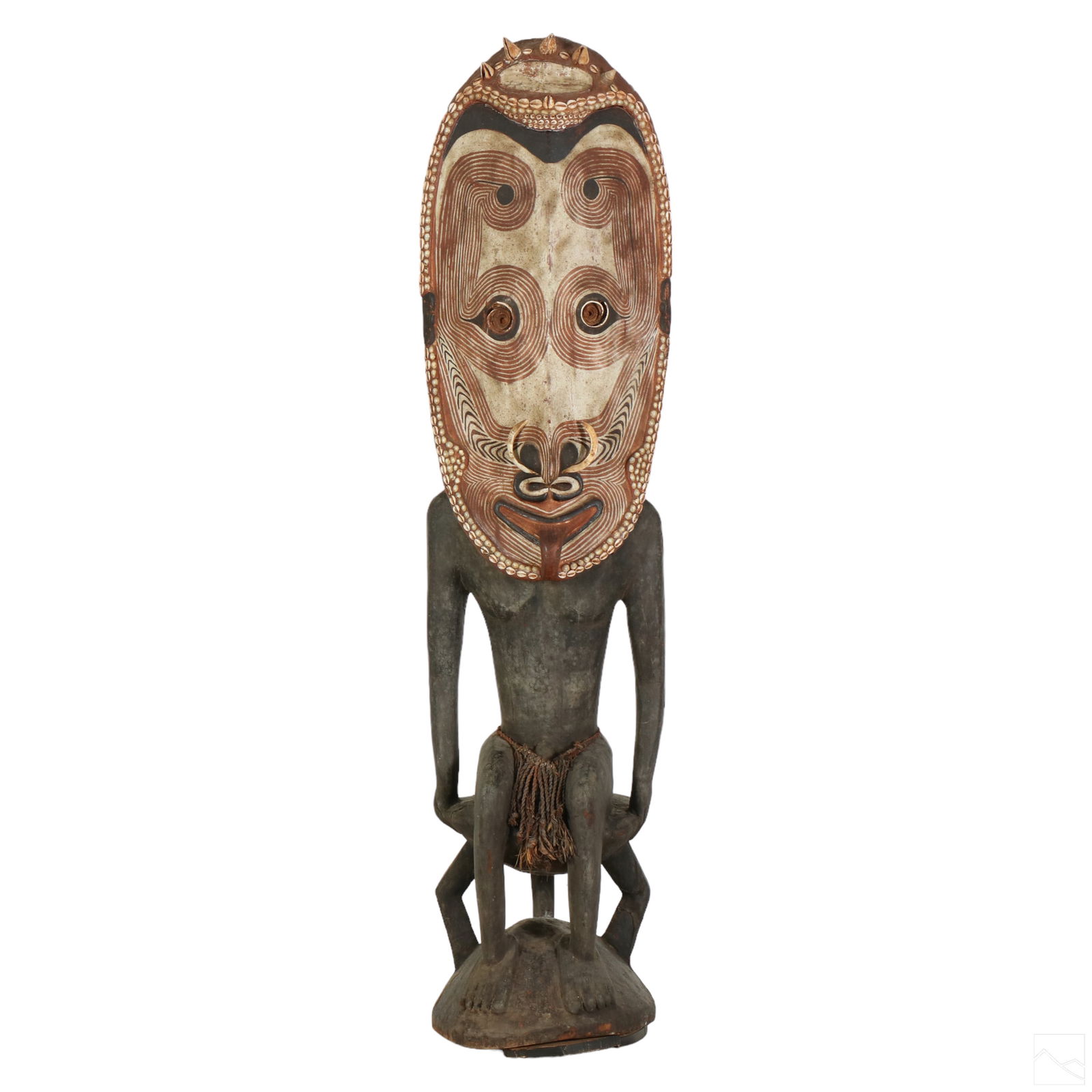 Papua New Guinea Primitive Tribal Savi Mask Statue (1 of 7)