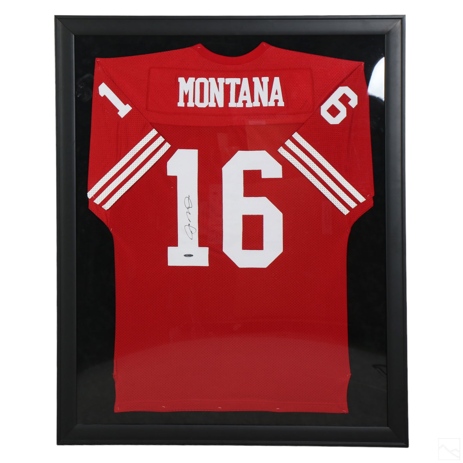 Joe Montana SIGNED NFL 49ers Football Jersey & COA (1 of 5)