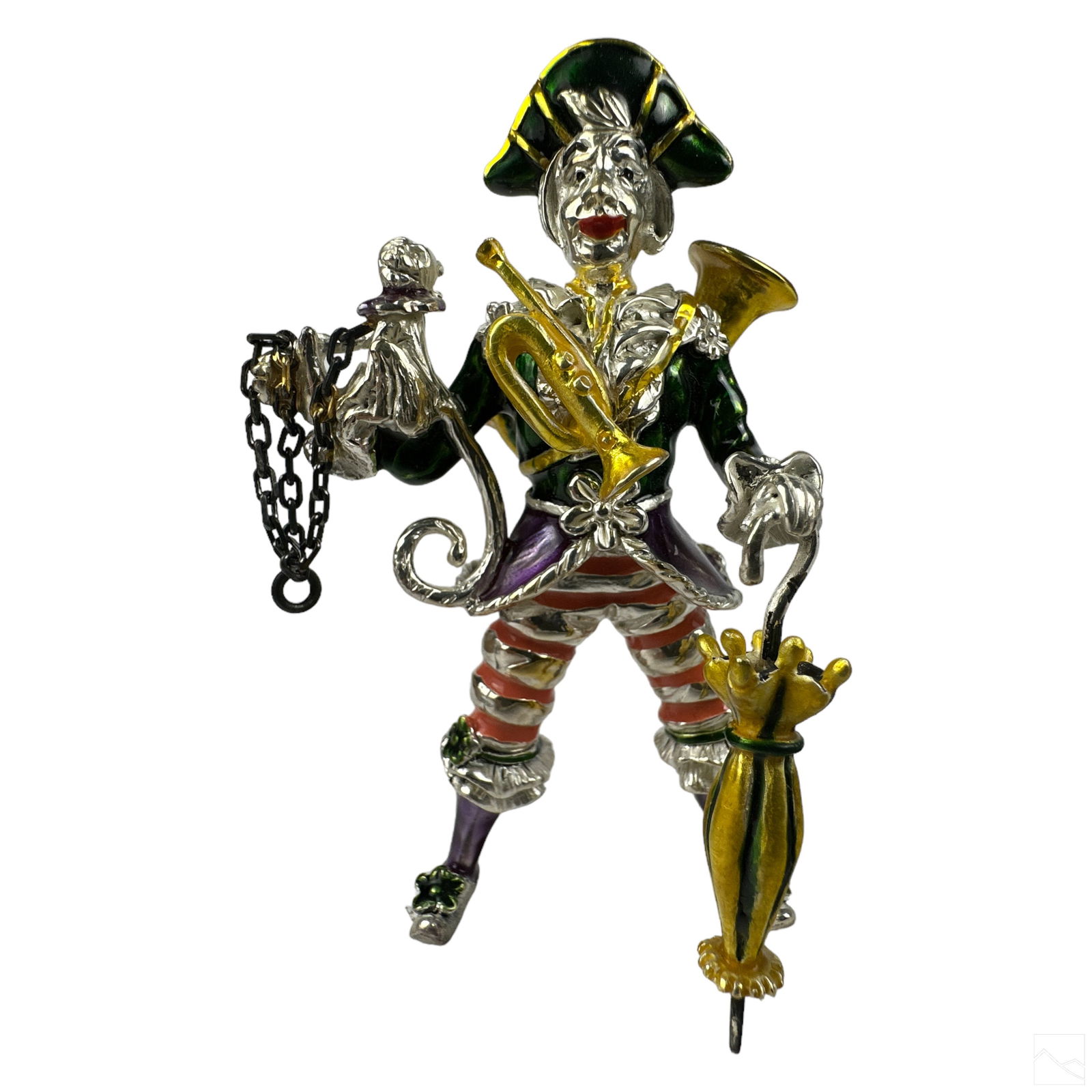 Gene Moore for Tiffany Silver Circus Pirate Clown (1 of 6)