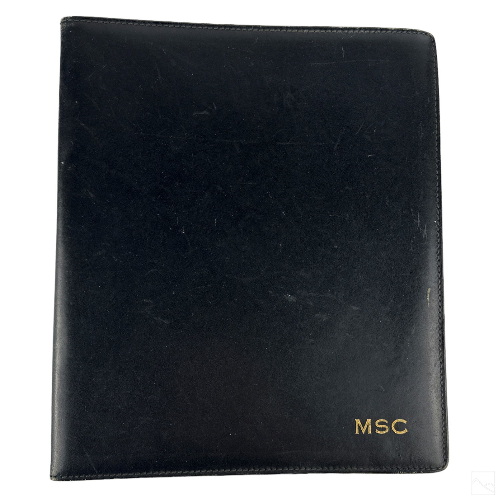Gucci Italian Designer Black Leather Day Planner (1 of 6)