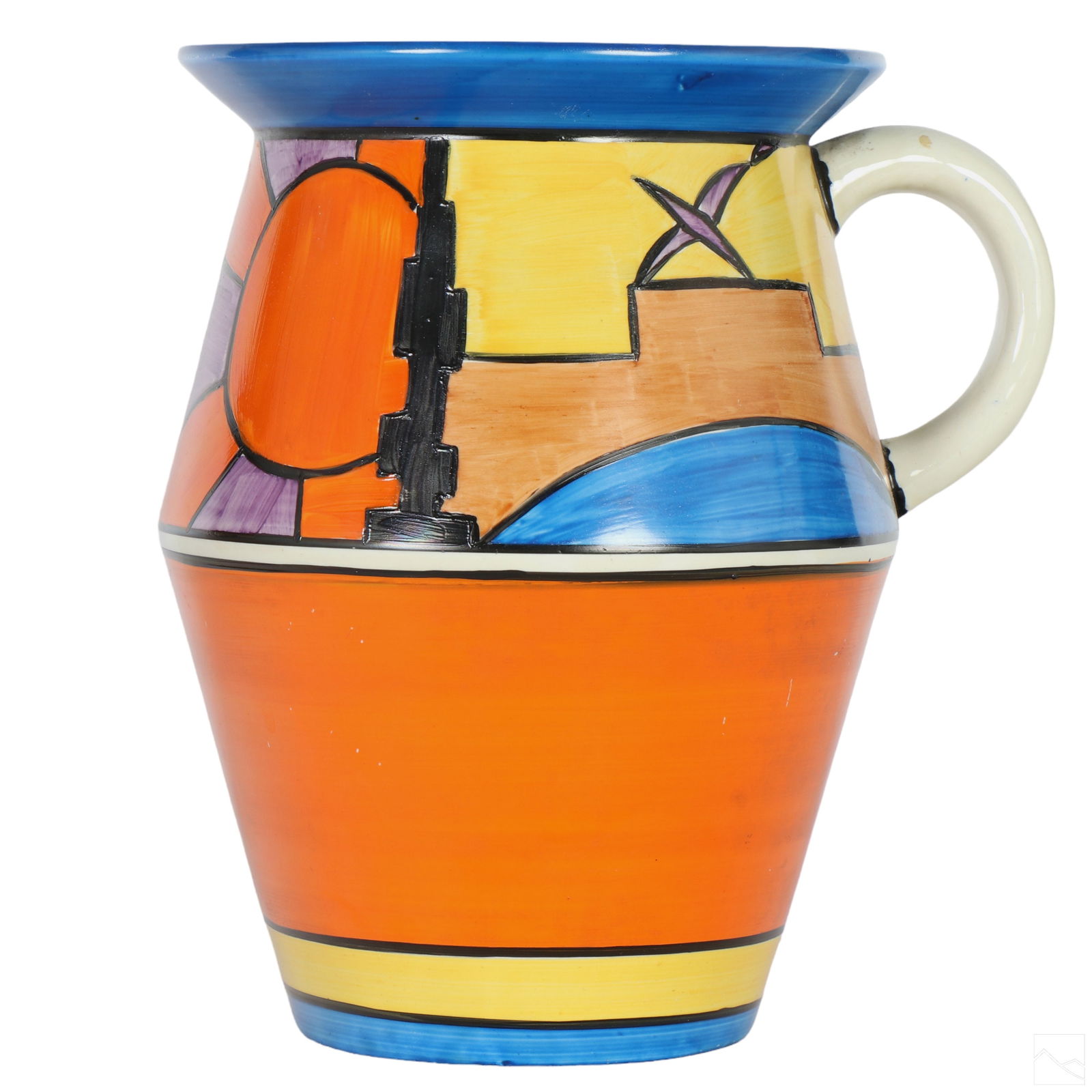 Clarice Cliff Bizarre Deco Pottery Vase Pitcher (1 of 6)