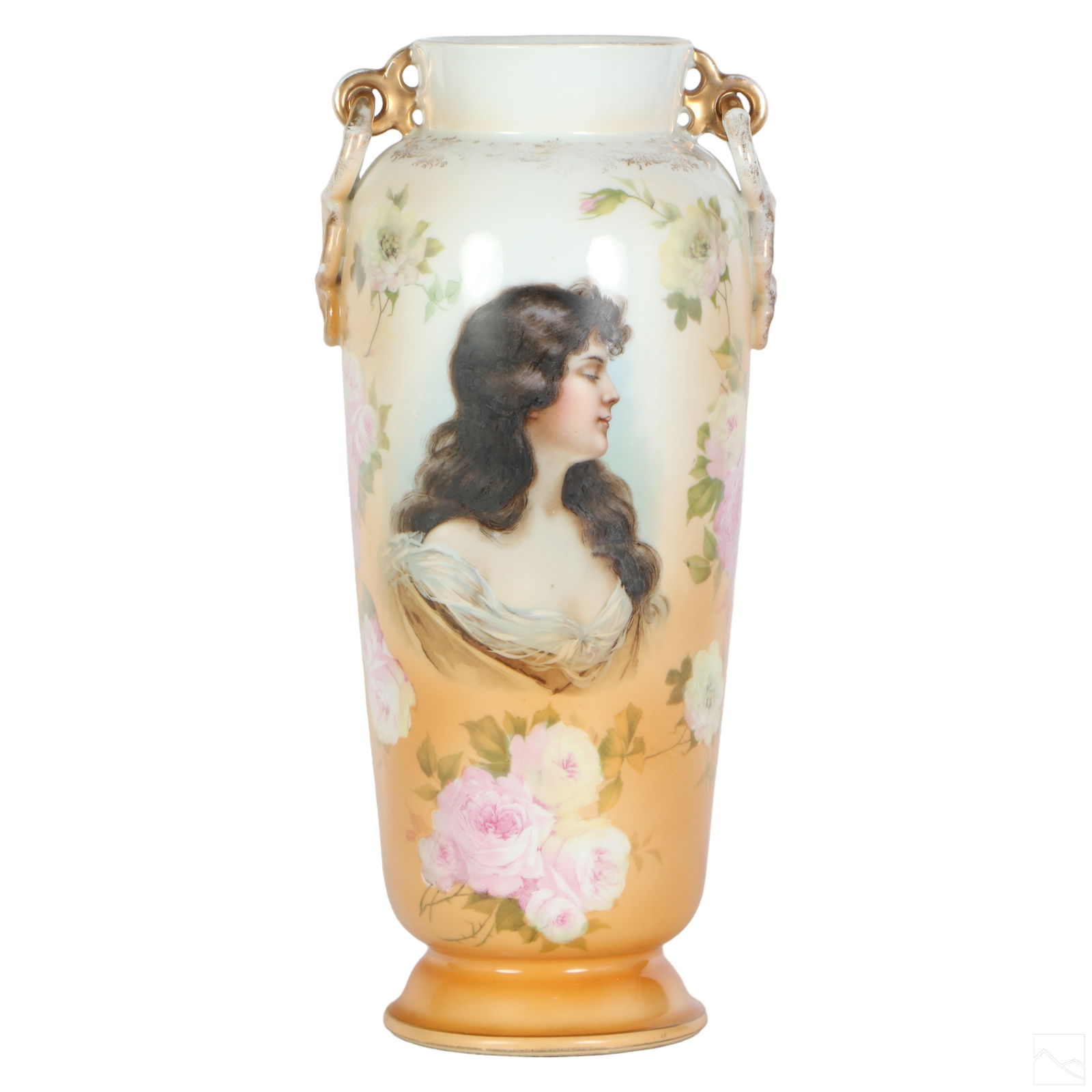 Antique Rosenthal Bavaria Porcelain Portrait Vase (1 of 7)