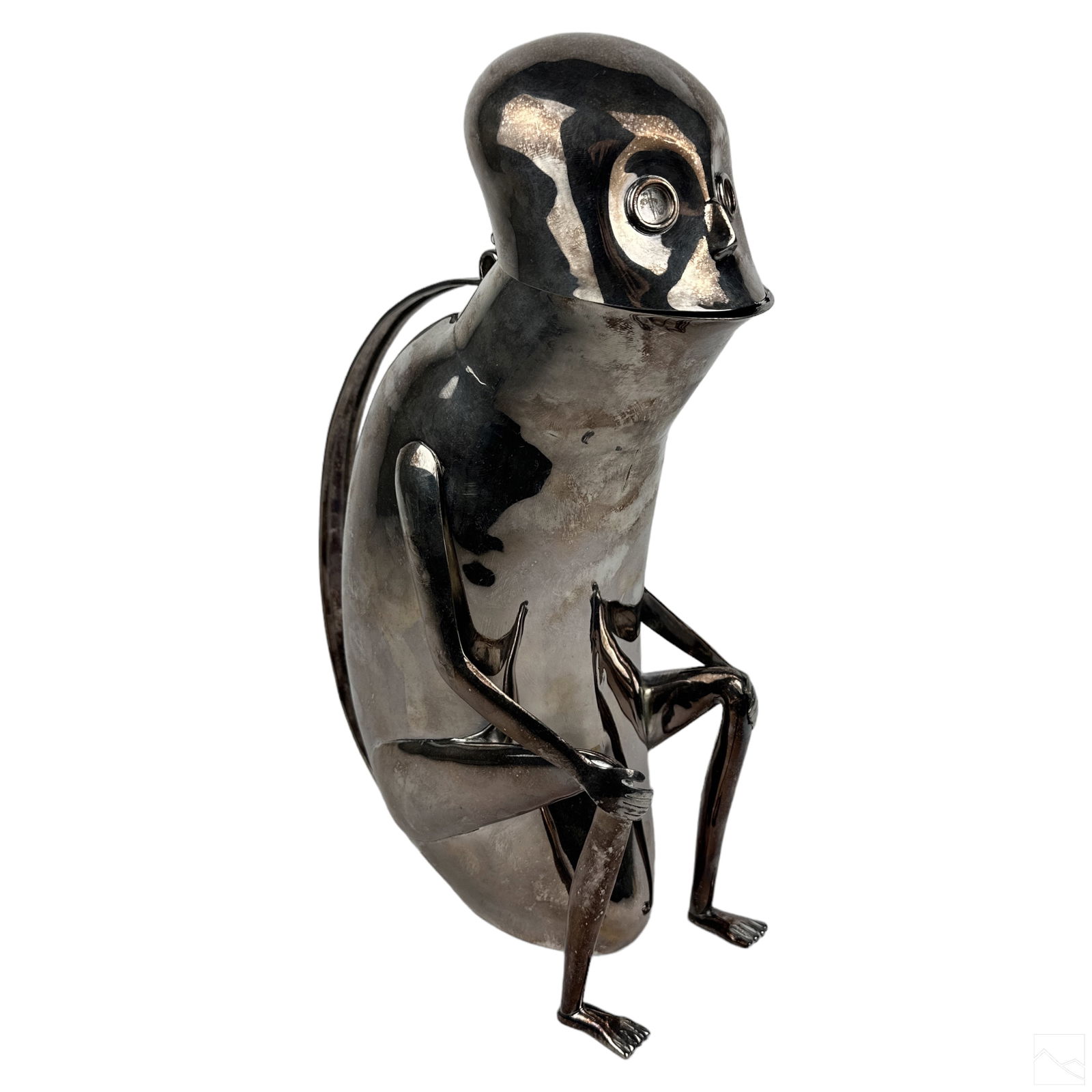 Castillo Style Figural Silver Plate Monkey Pitcher (1 of 5)