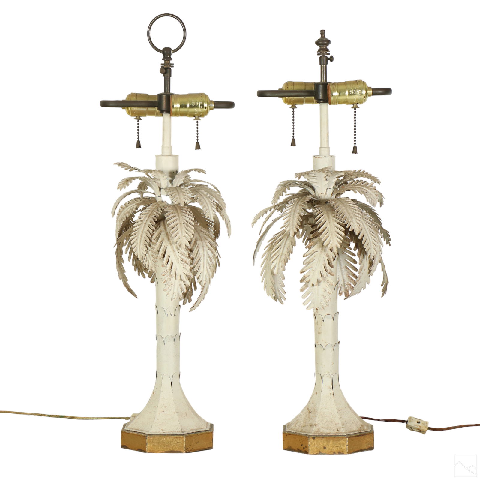 Warren Kessler Hollywood Regency Palm Trees Lamps (1 of 6)