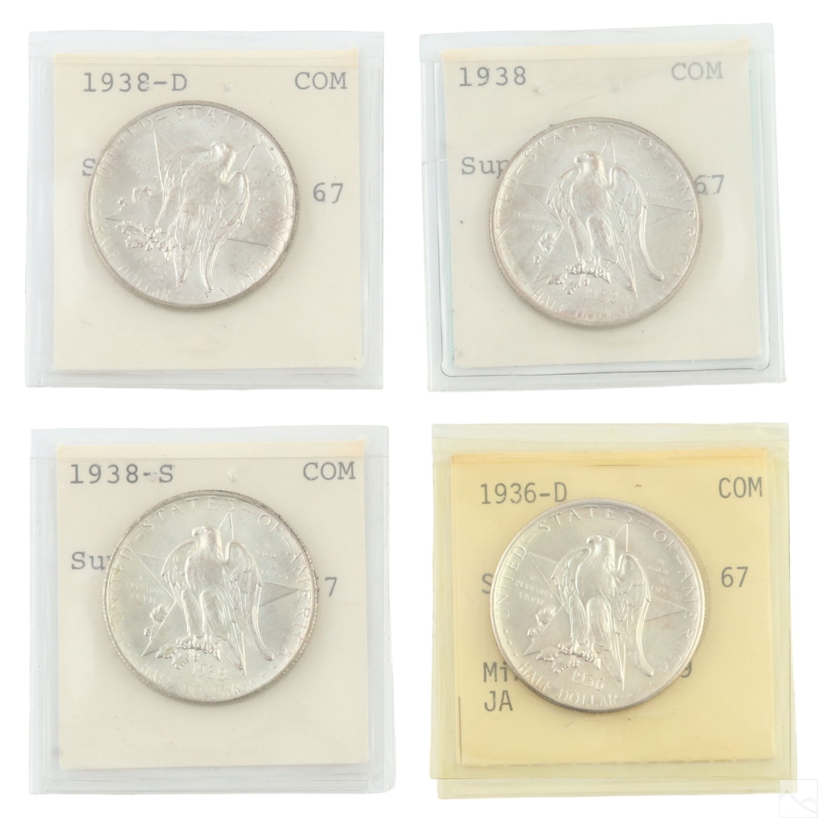 4 Texas Commemorative Half Dollars United States (1 of 3)