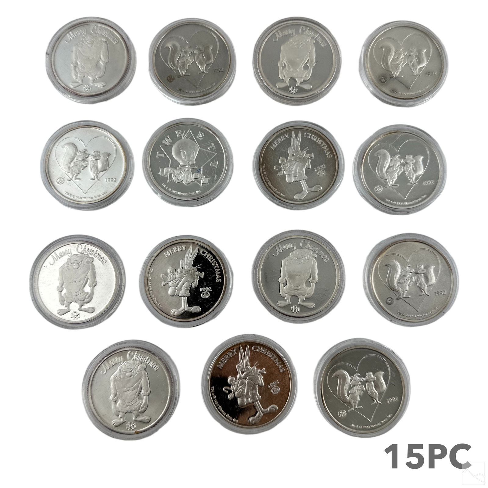 Warner Brothers .999 1oz Silver Bullion 15pc. LOT (1 of 3)