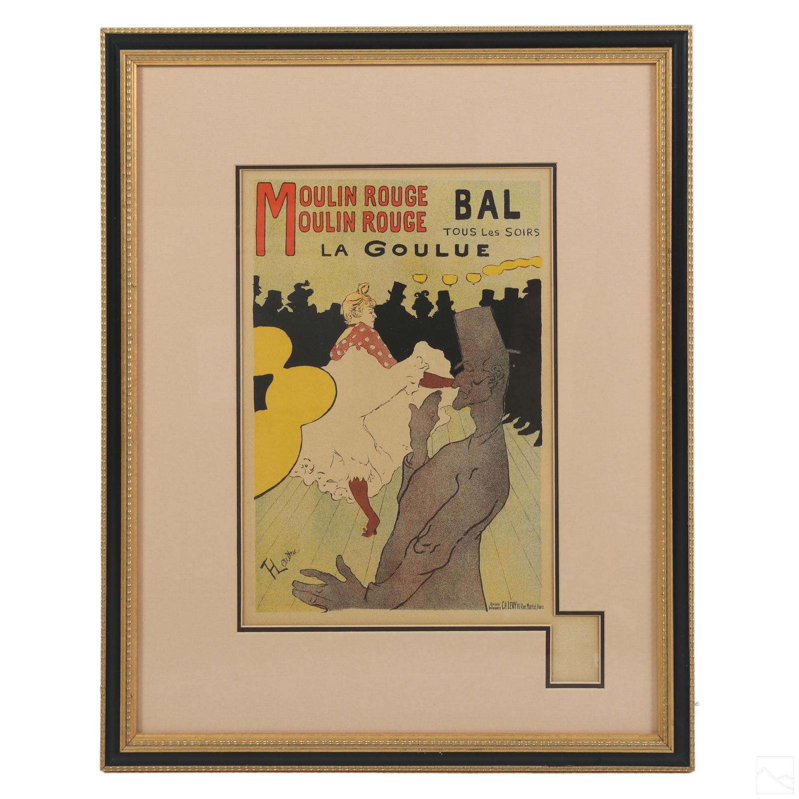 Moulin Rouge VTG Poster by Henri Toulouse-Lautrec (1 of 6)