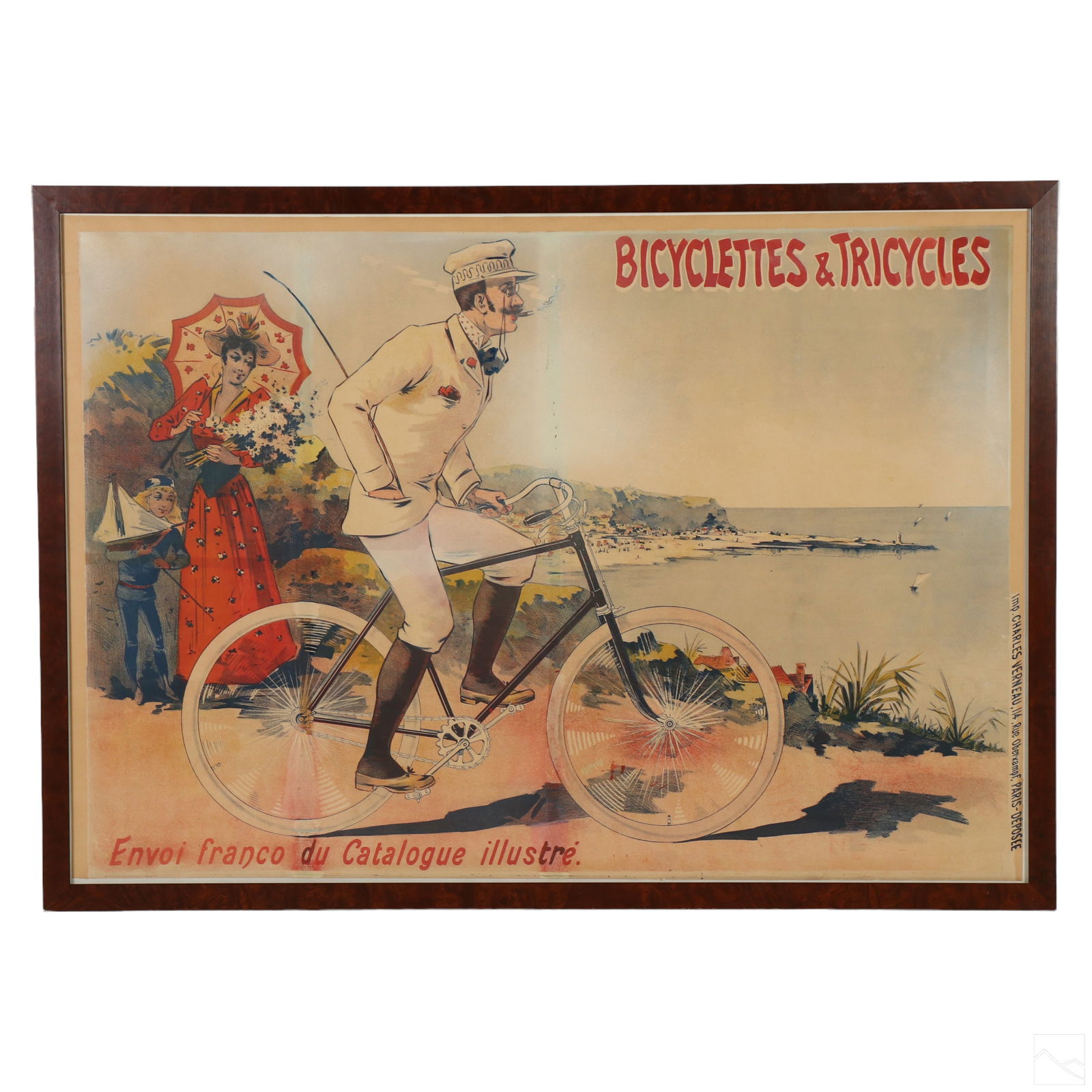 Bicyclettes and Tricycle French Catalog Ad Poster (1 of 6)