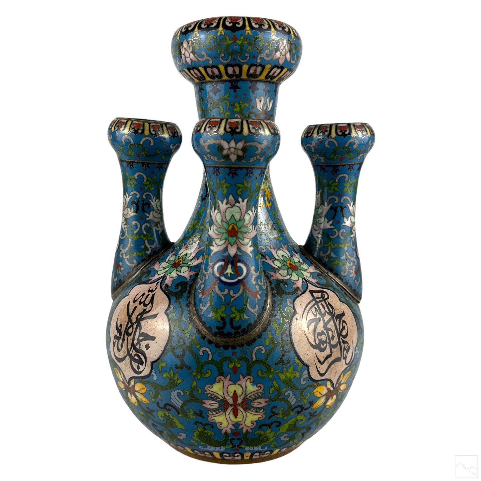 Chinese Export Antique Islamic Cloisonne Censer (1 of 7)