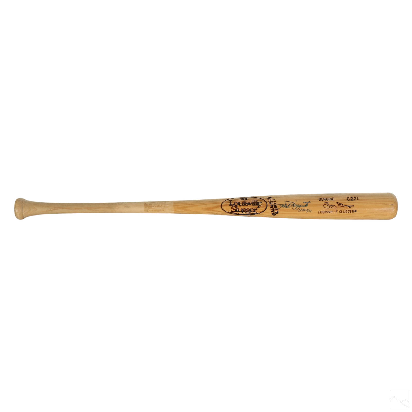 Phil Rizzuto Signed Mlb Ny Yankees Baseball Bat Auction