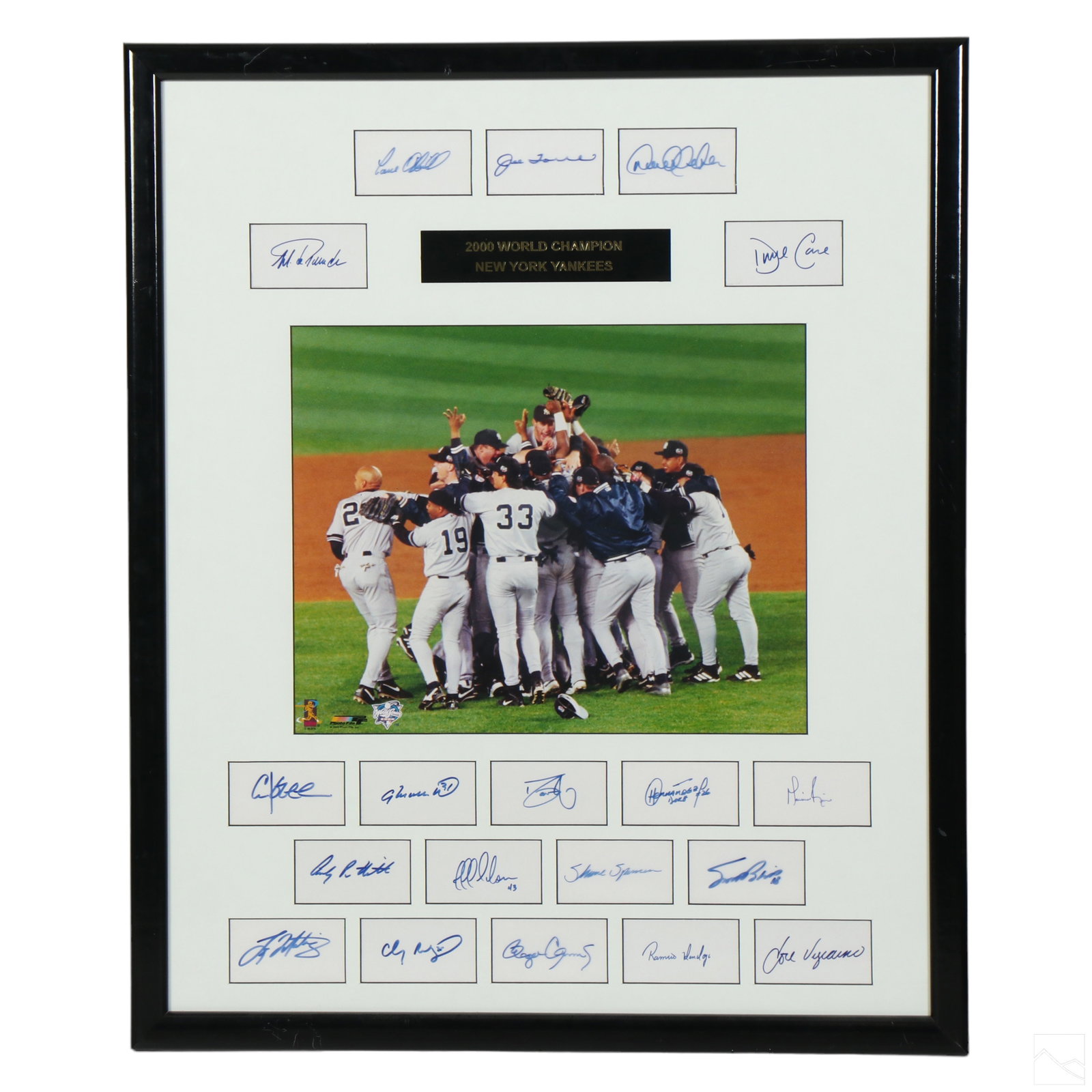 2000 MLB Champs NY Yankees Autographs & Photos COA (1 of 9)
