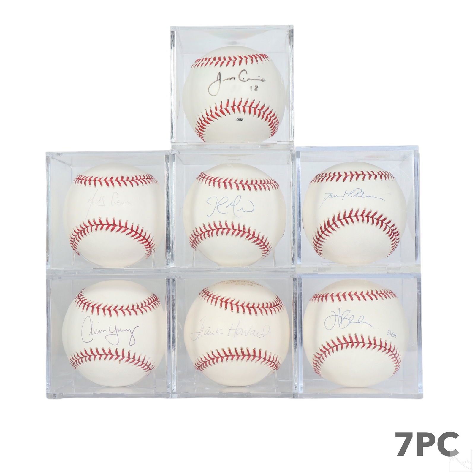 7 SIGNED MLB Players Major League Baseballs HOLOs (1 of 2)