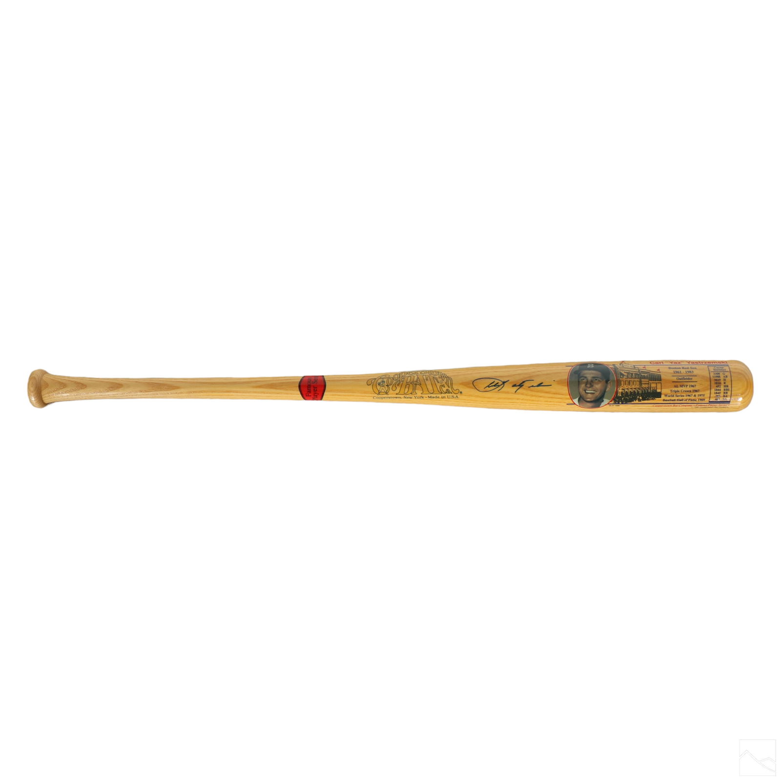 Carl Yastrzemski SIGNED Red Sox Baseball Bat & COA (1 of 7)