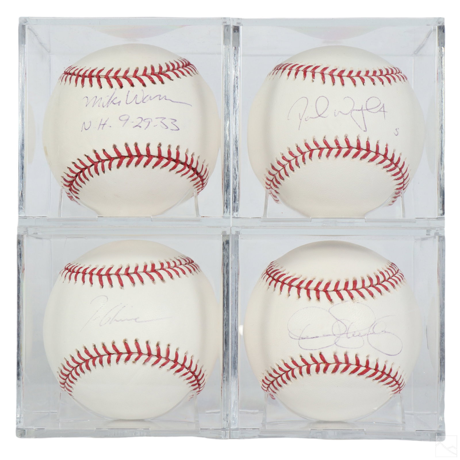 4 SIGNED Major League Baseballs with HOLOs and COA (1 of 11)