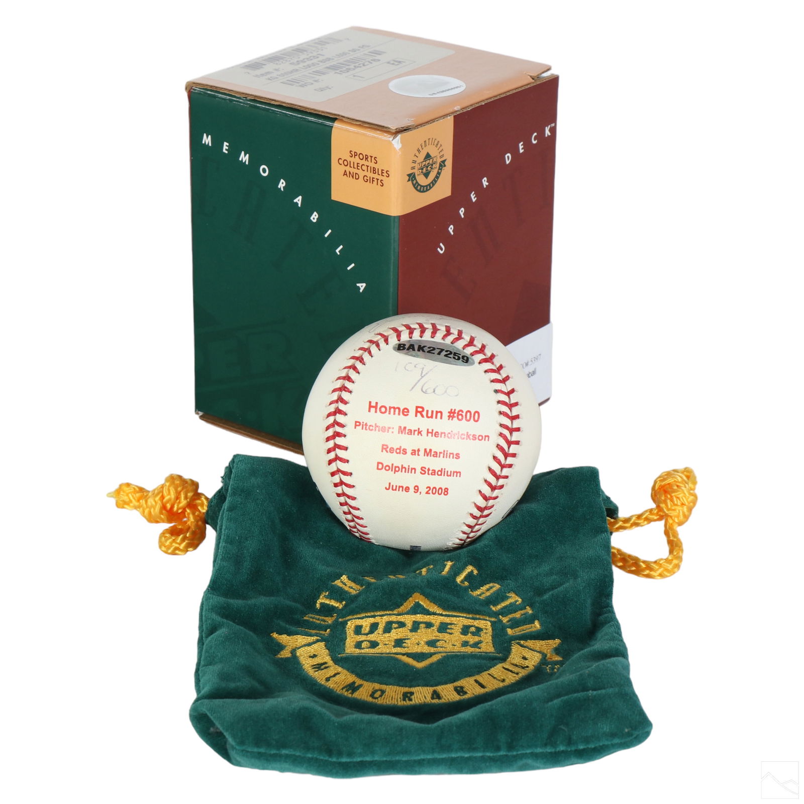 Ken Griffey Jr. SIGNED LE 600th Home Run Baseball (1 of 6)