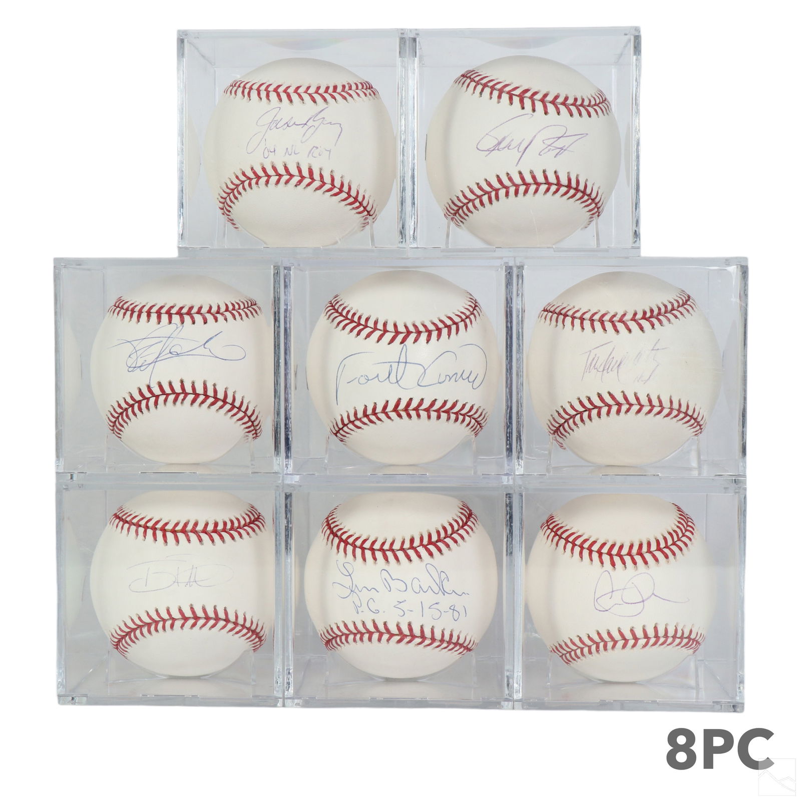 8 SIGNED Major League Baseballs with HOLOs and COA (1 of 5)