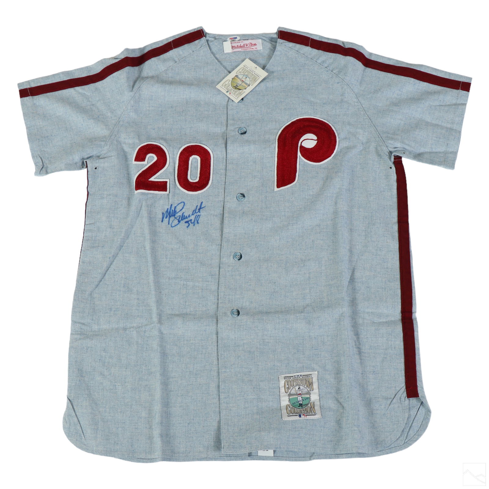 Mike Schmidt SIGNED Phillies Baseball Jersey HOLO (1 of 6)