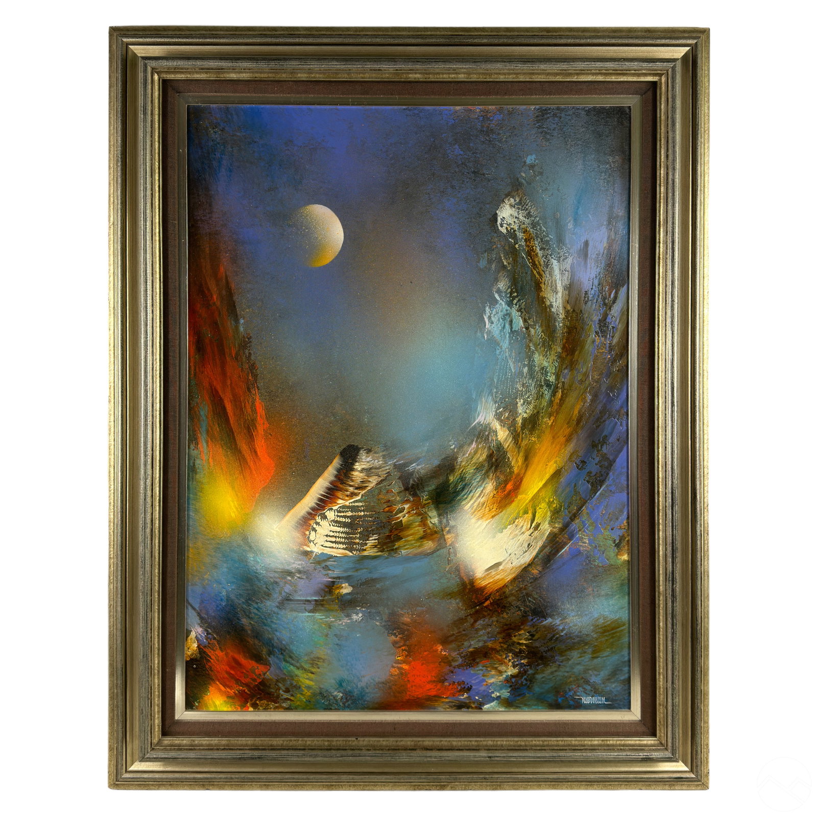 Leonardo Nierman b.1932 Flight Sensation Painting (1 of 6)
