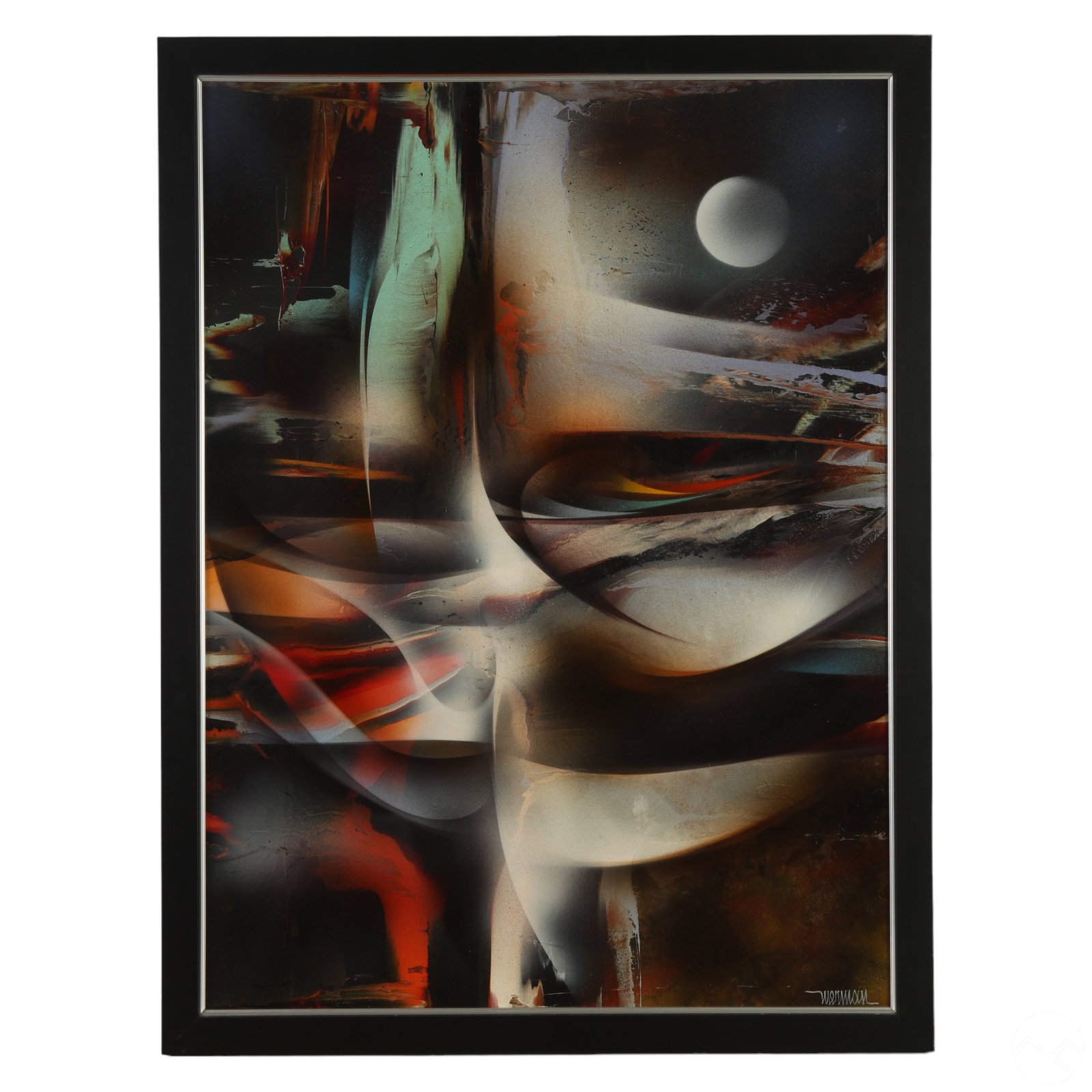 Leonardo Nierman b1932 Celestial Abstract Painting (1 of 6)