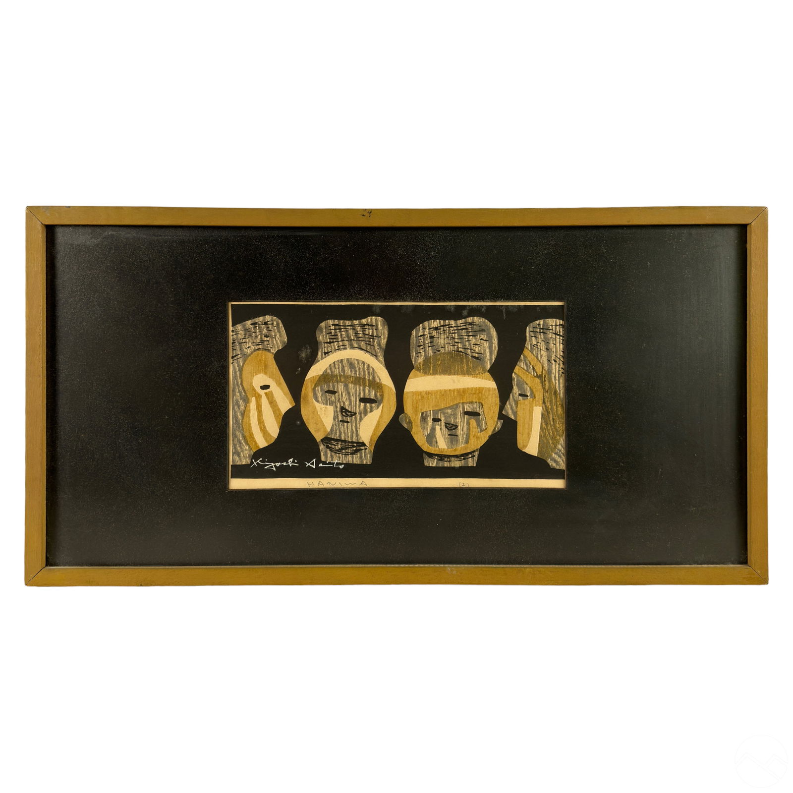 Kiyoshi Saito 1907-1997 Haniwa 2 Woodblock SIGNED (1 of 5)