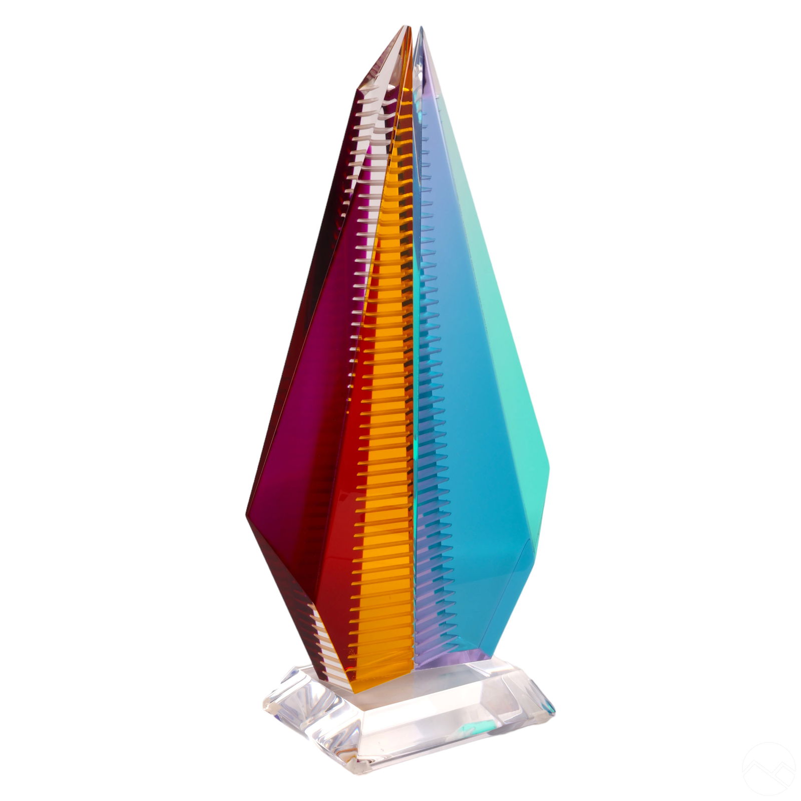 Shlomi Haziza b1969 Colorful Acrylic Art Sculpture (1 of 6)