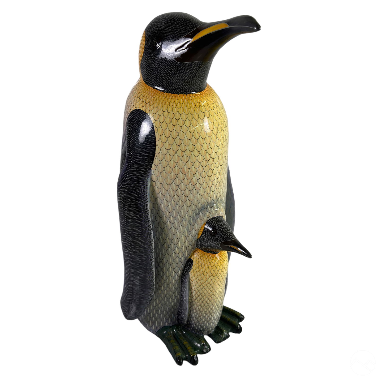 Sergio Bustamante b.1949 Penguin & Baby Sculpture (1 of 10)