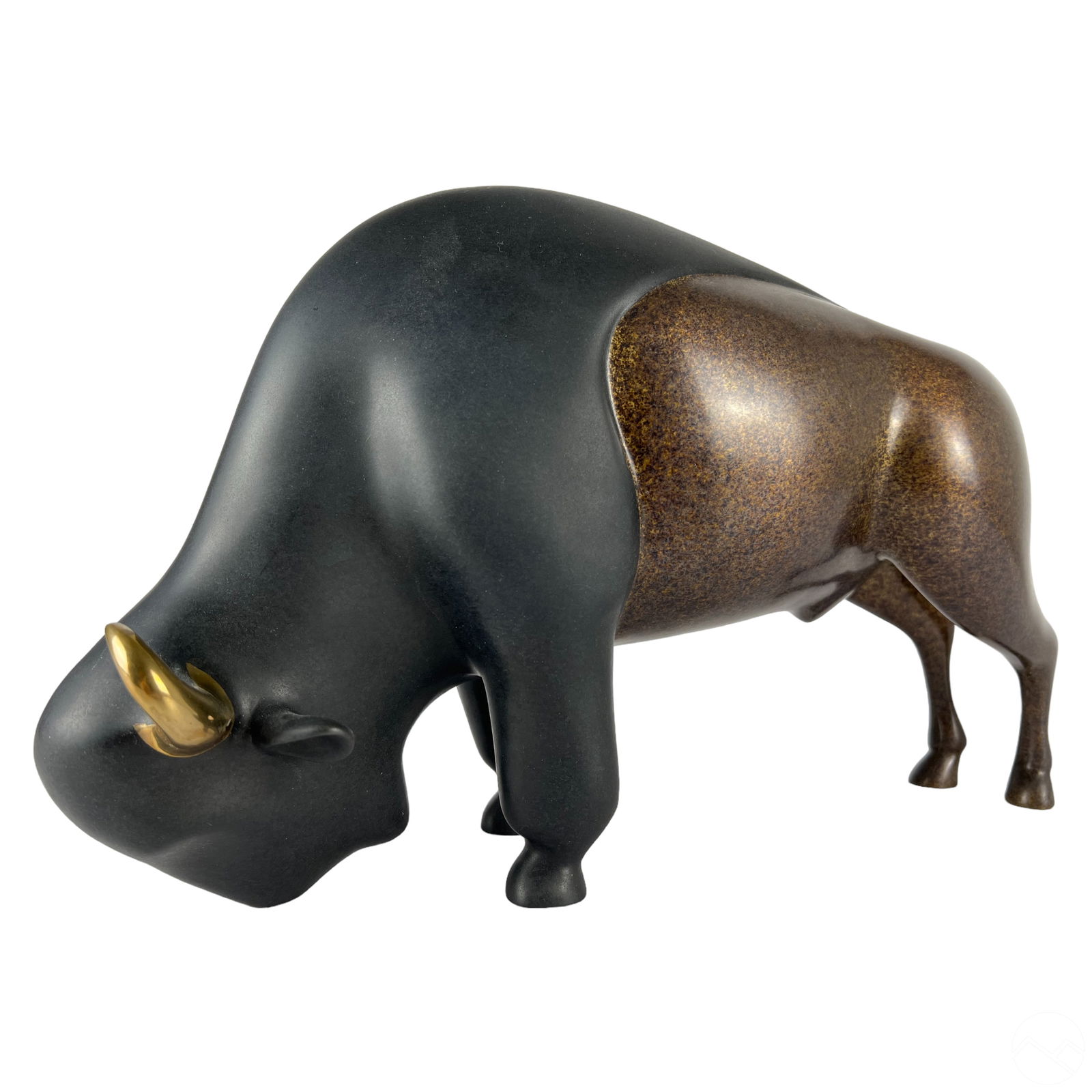 Loet Vanderveen 1921-2015 Bronze Buffalo Sculpture (1 of 8)