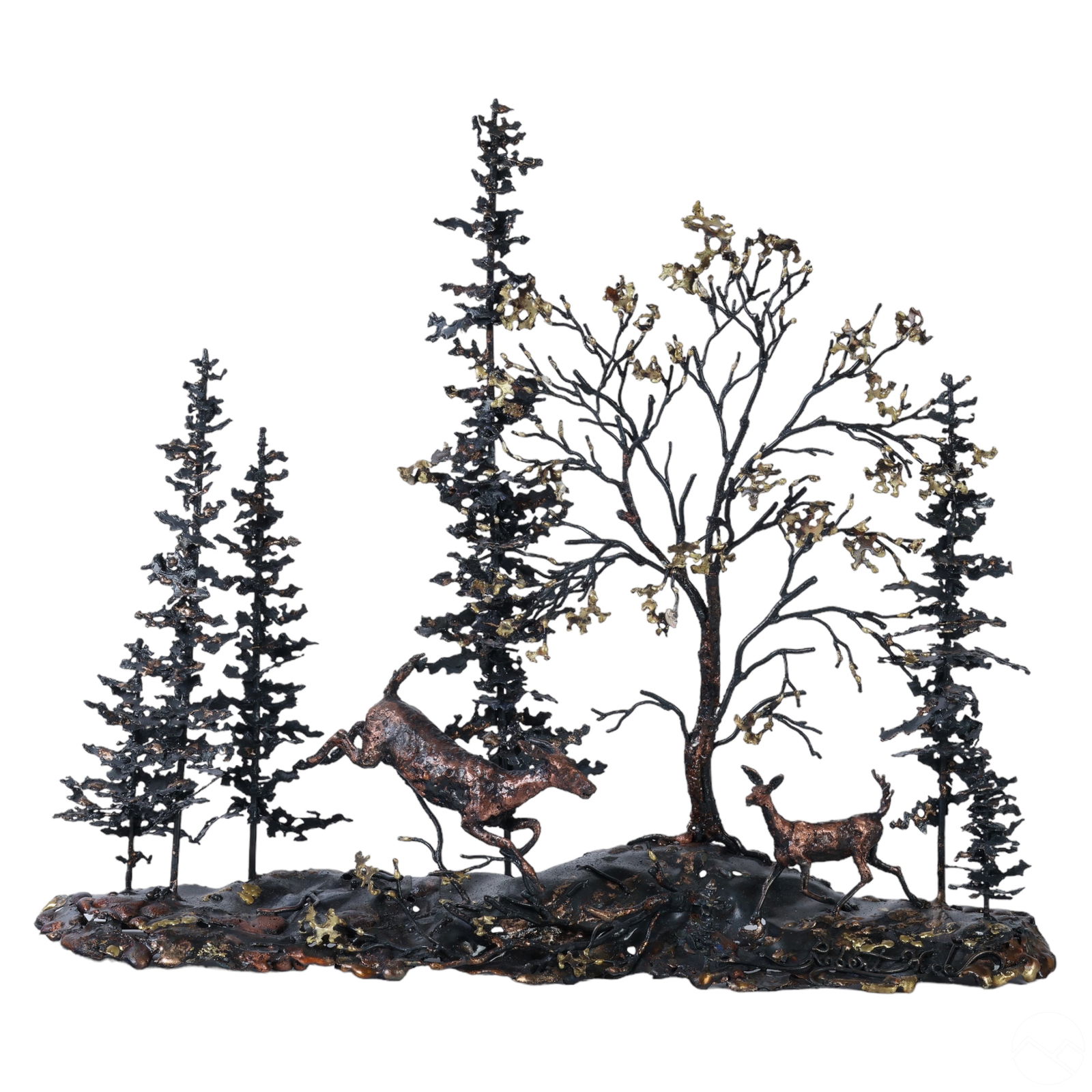 Robert Hyde b1946 Metal Forest Landscape Sculpture (1 of 9)