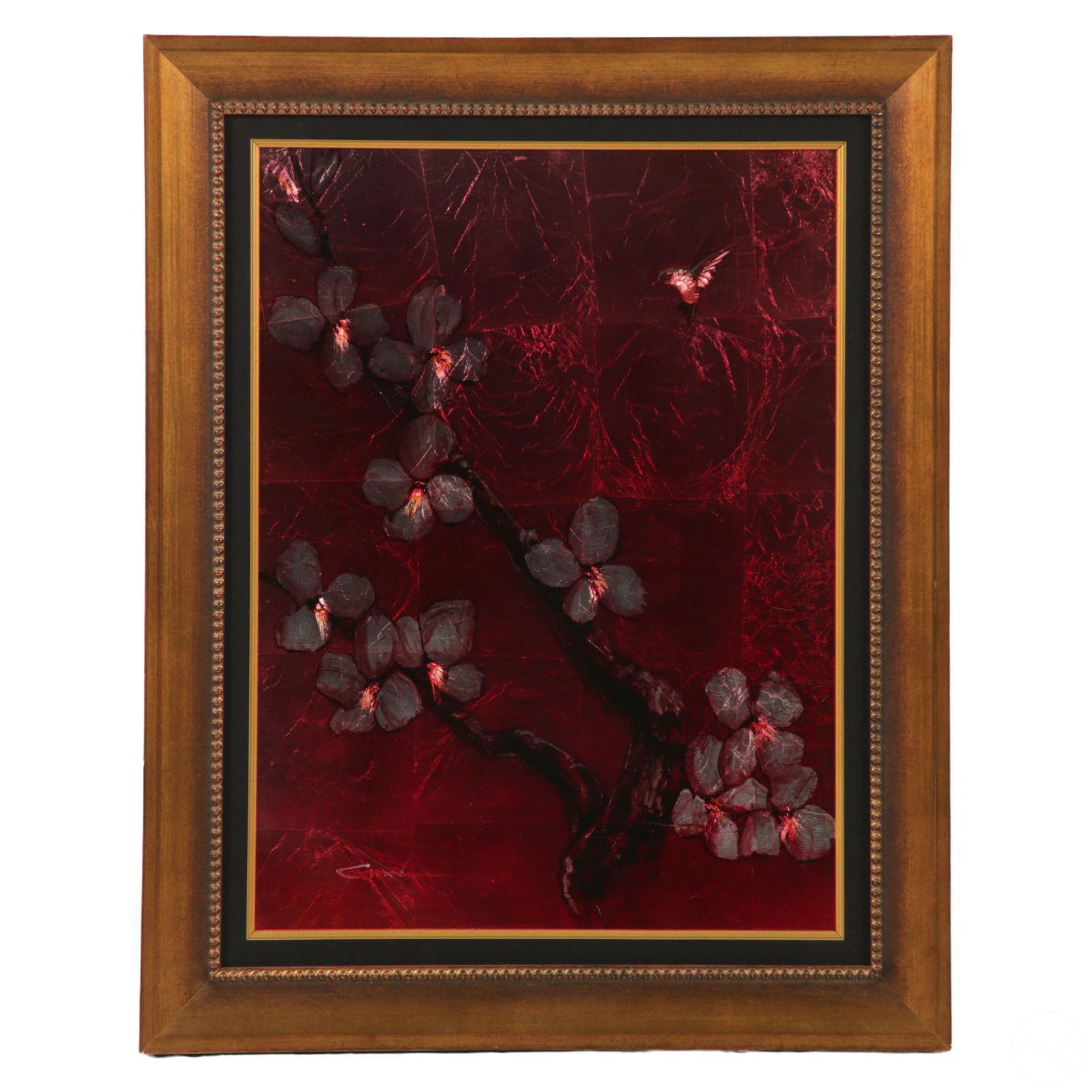 Patrick Guyton b.1964 Hummingbird Blossom Painting (1 of 5)