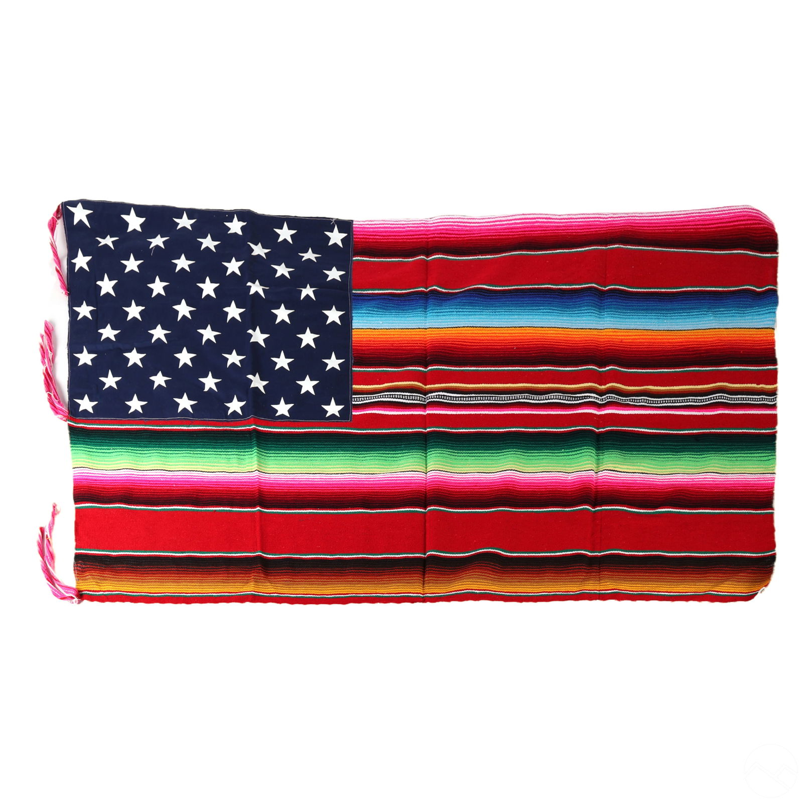Nacho Becerra b.1962 Urban Textile American Flag (1 of 3)