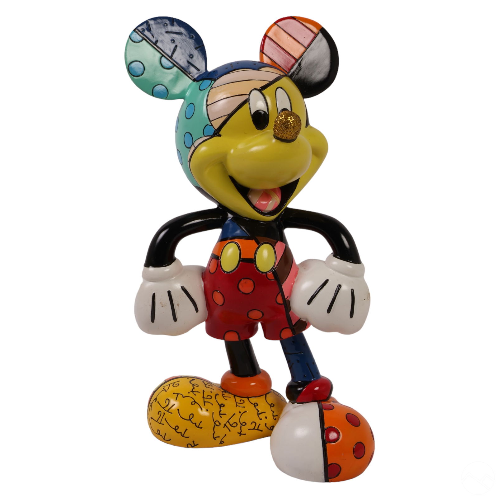 Romero Britto b1963 Mickey Mouse Pop Art Sculpture (1 of 7)