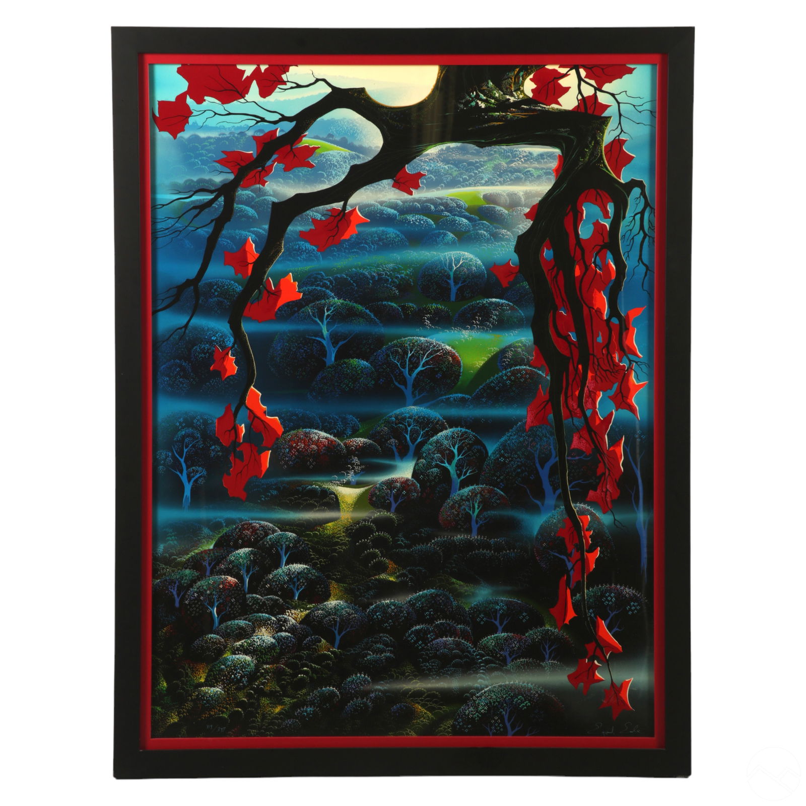 Eyvind Earle 1916-2000 Valley of Dreams Serigraph (1 of 4)