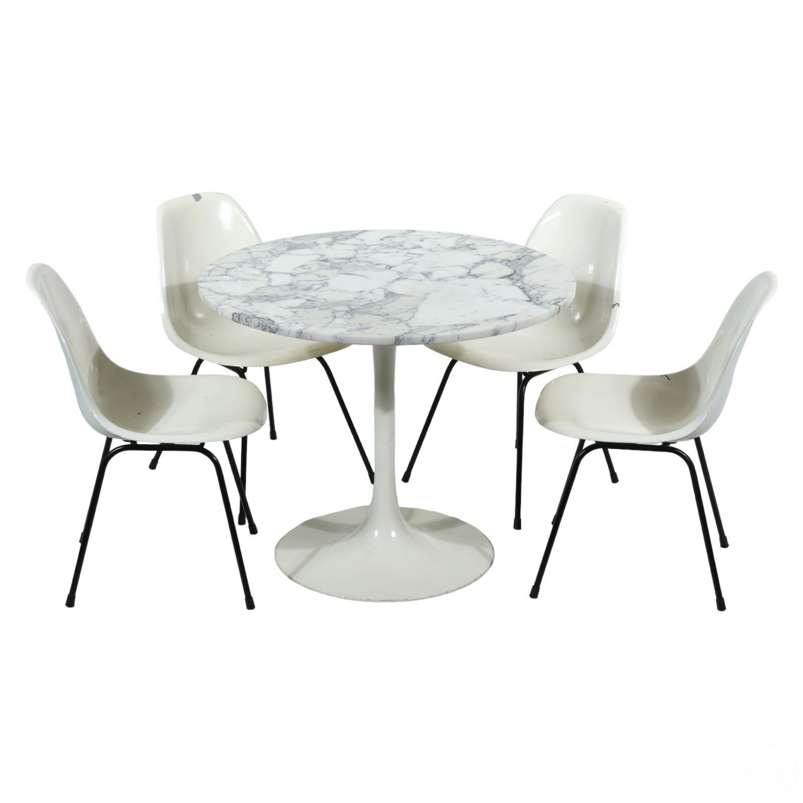 Eero Saarinen Style Table and 4 Eames Style Chairs (1 of 10)