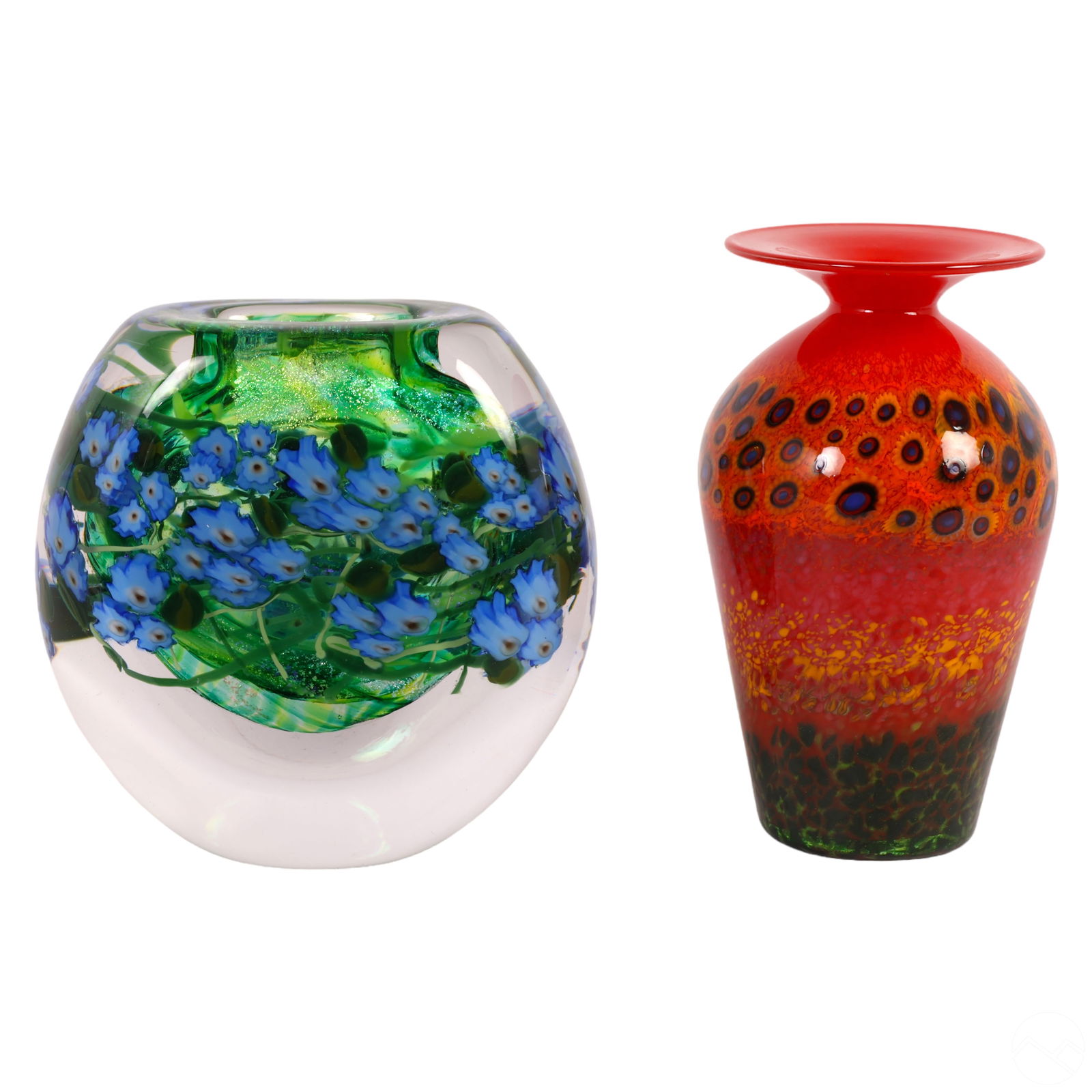Ken Hanson and Shawn Messenger Art Glass Vase LOT (1 of 11)