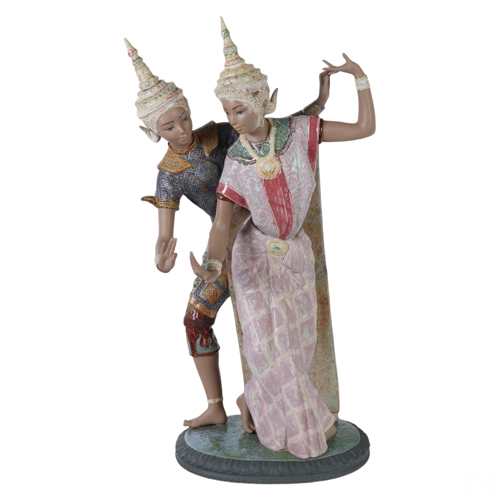 Lladro Spanish Porcelain THAI COUPLE Figurine 2058 (1 of 11)