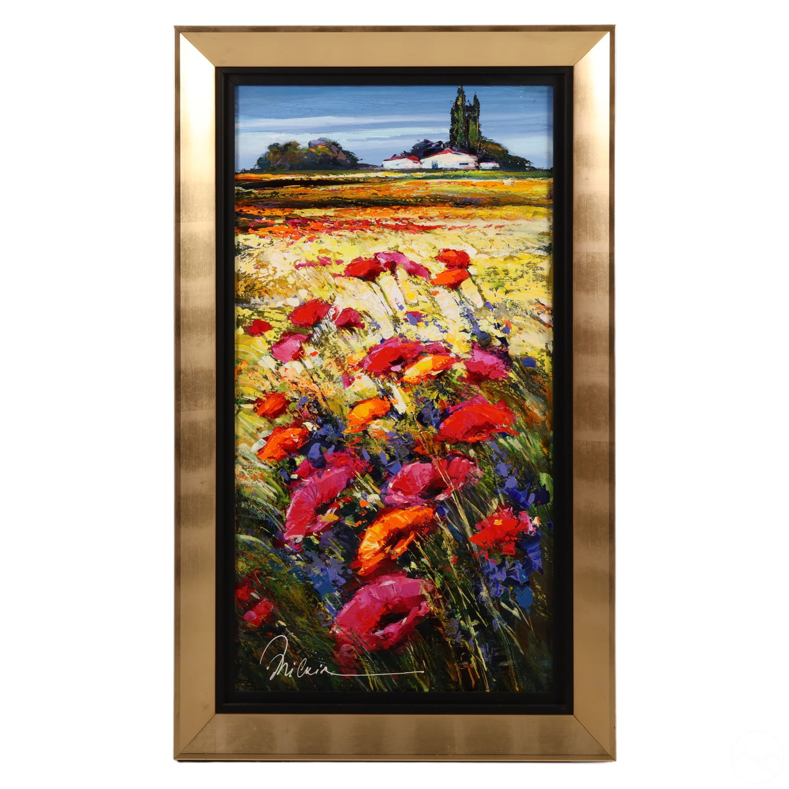 Michael Milkin b.1964 Wild Flower Field Painting (1 of 7)