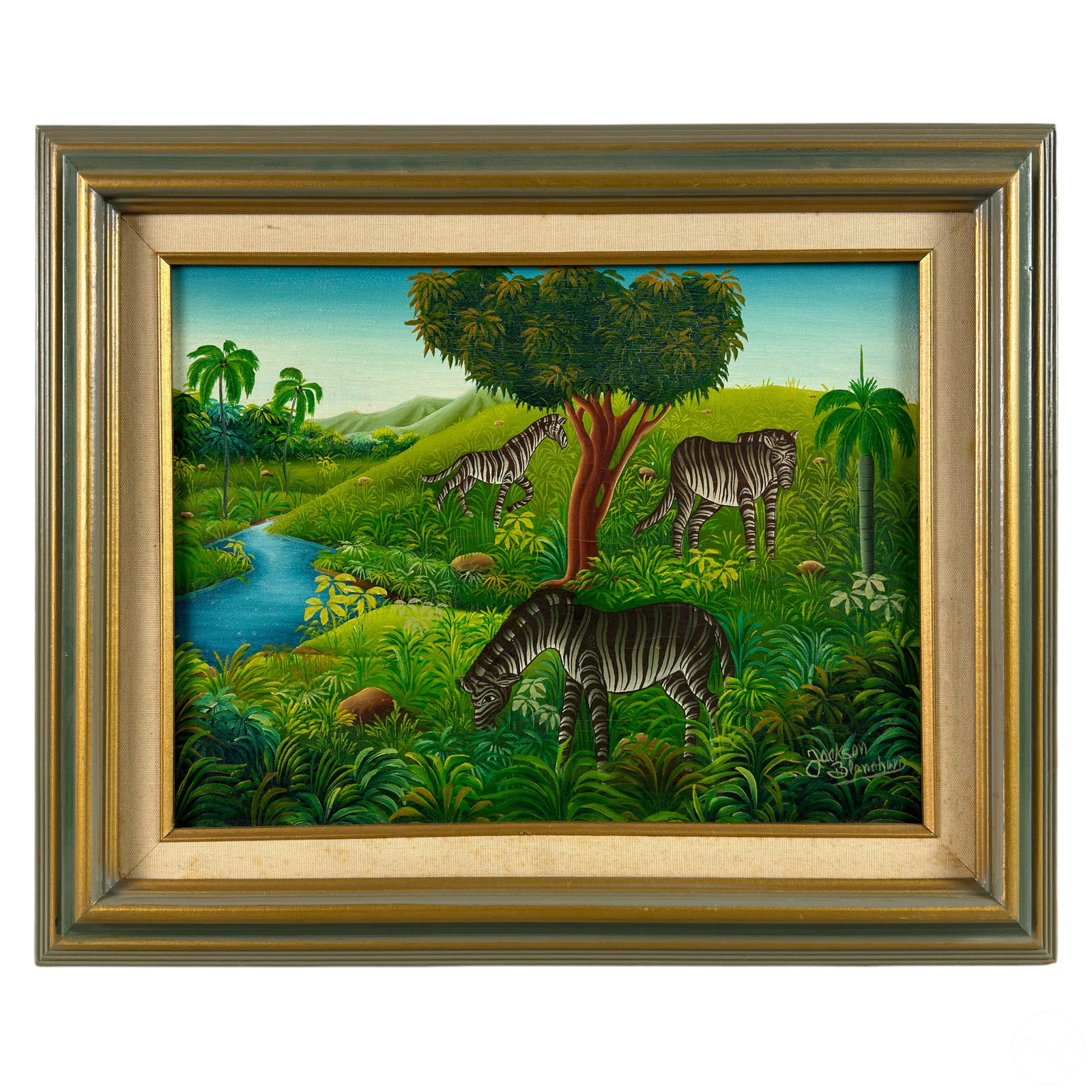 Jackson Blanchard 20C Haitian Landscape Painting (1 of 10)