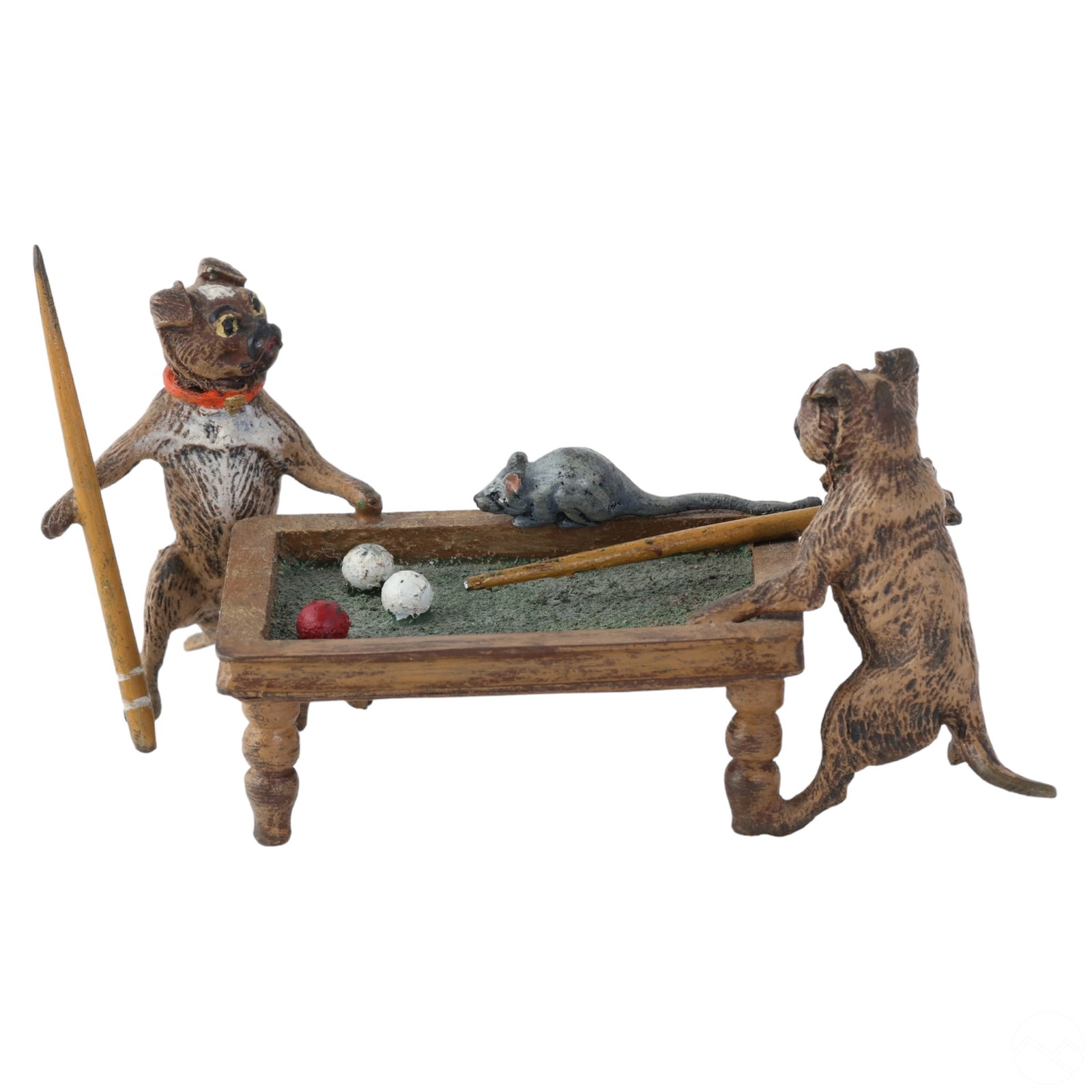 Franz Bergman Austrian Cold Painted Bronze Pugs (1 of 6)