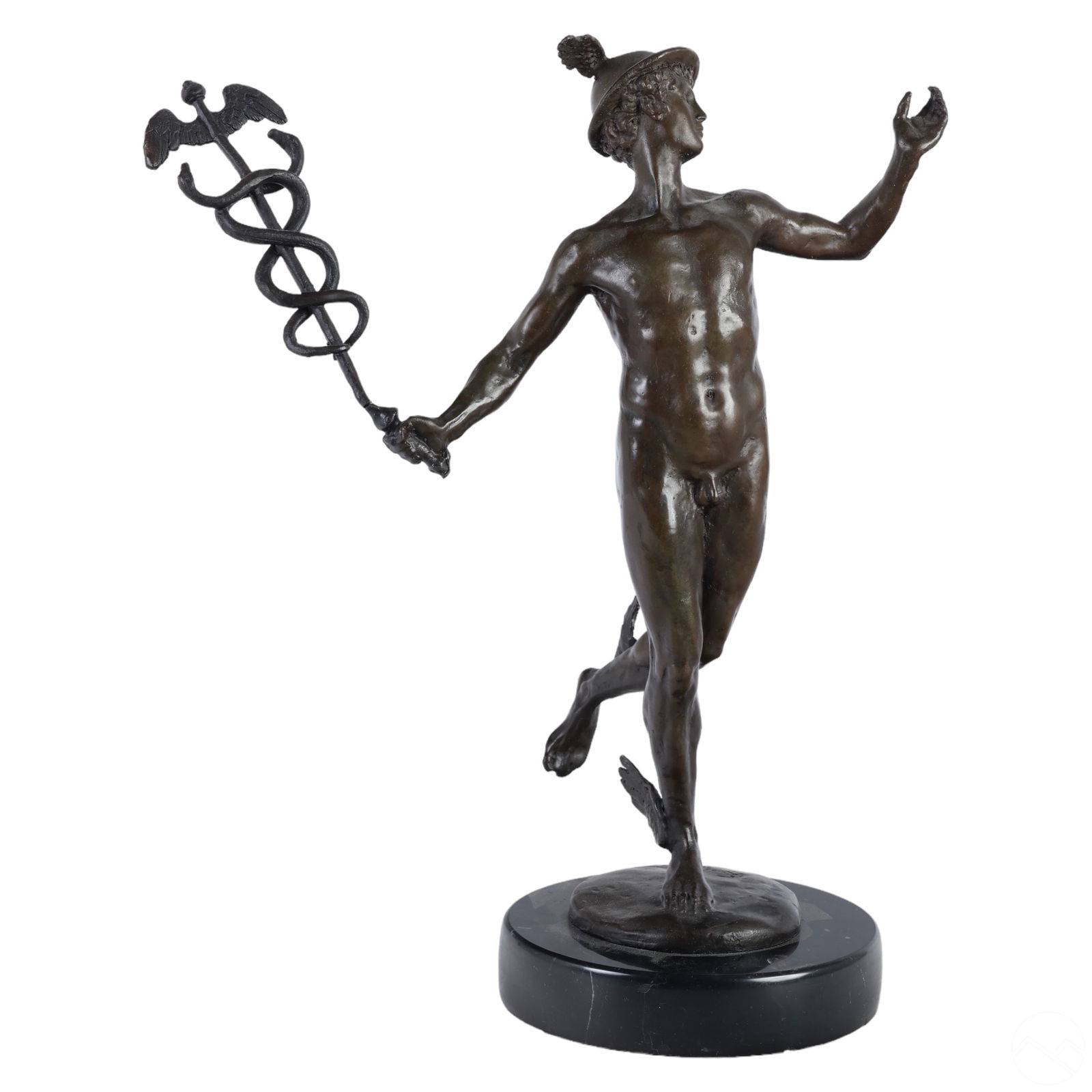 Bronze Hermes Sculpture after Pierre Fix Masseau (1 of 8)
