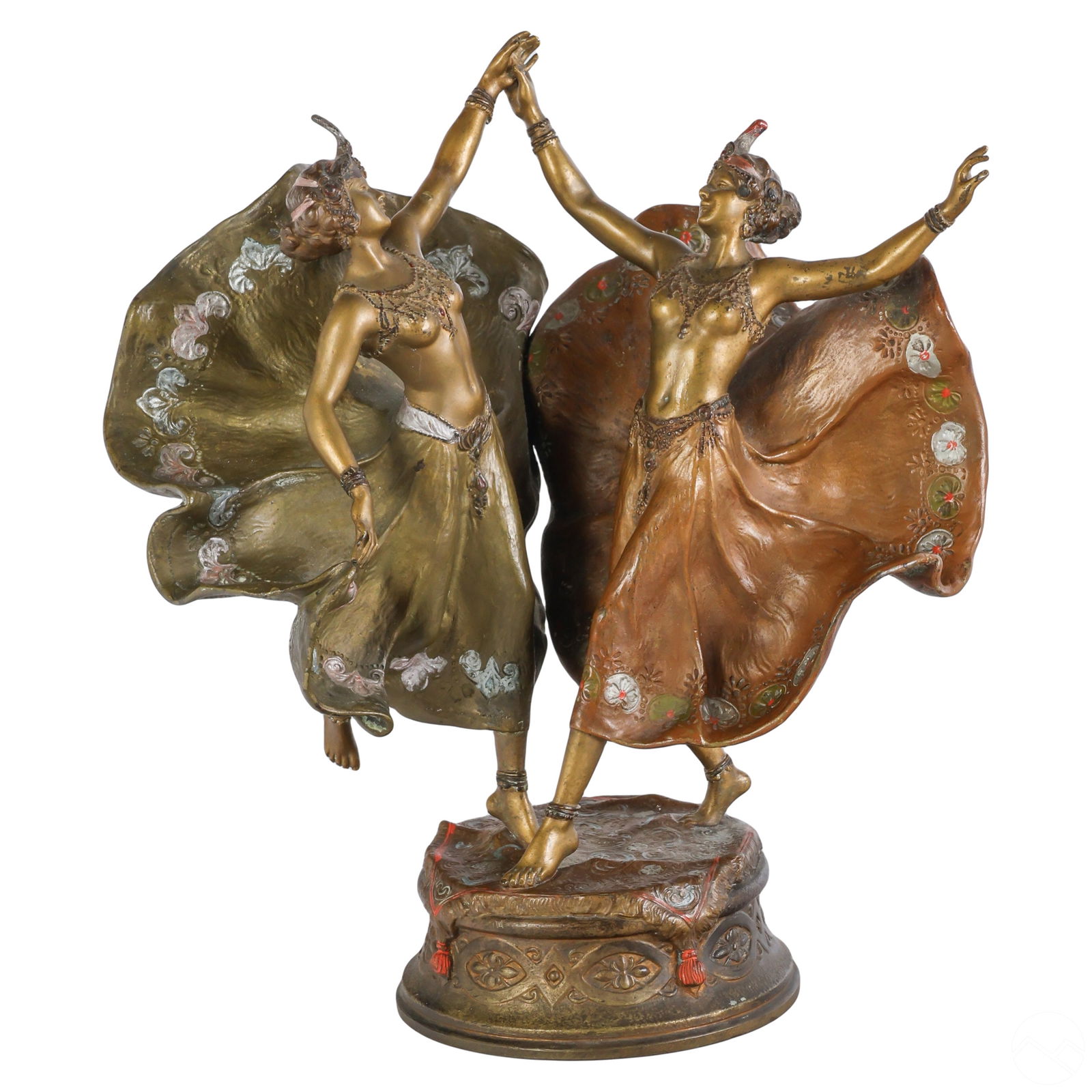 Franz Bergman Style Austrian Vienna Bronze Dancers (1 of 9)