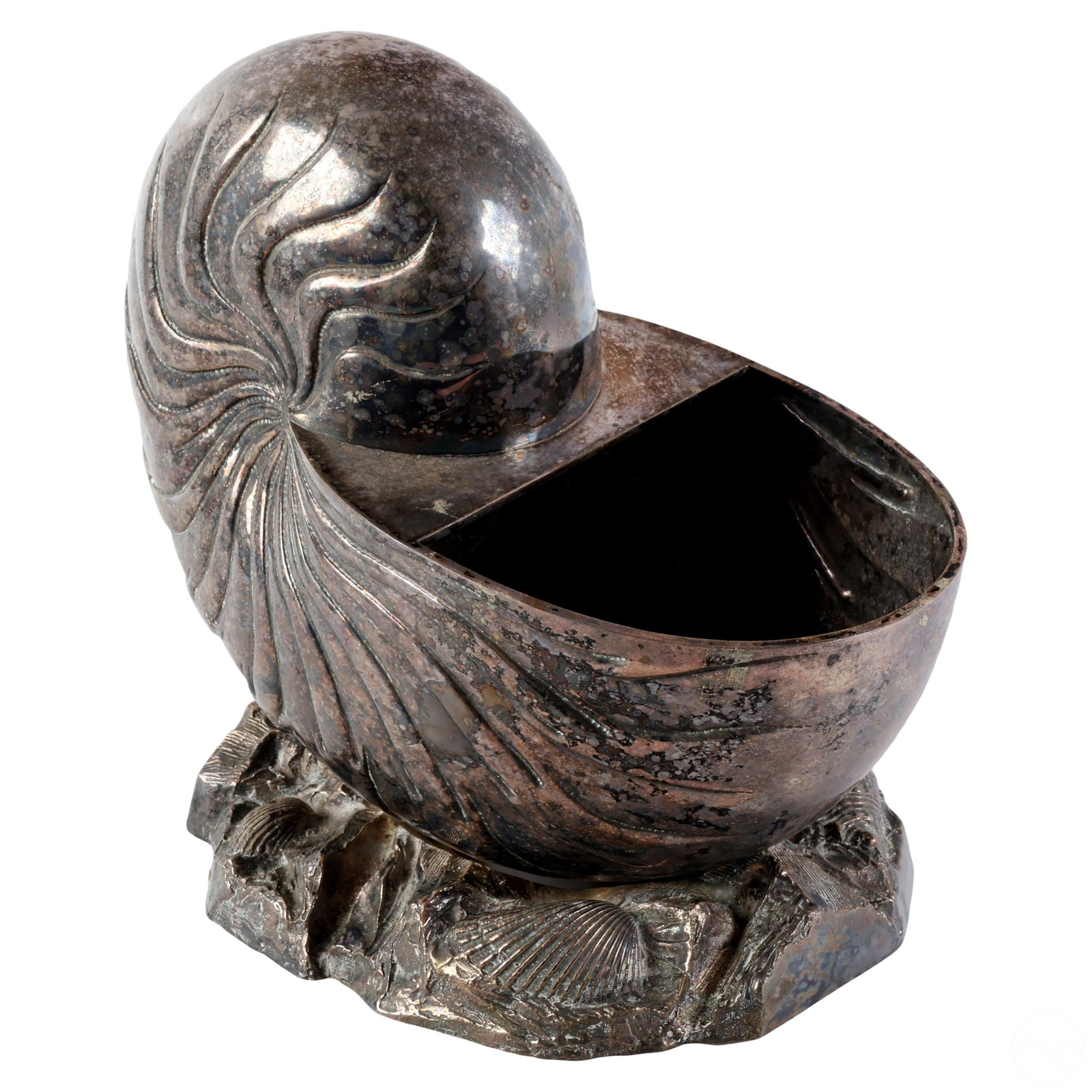 Silverplate Nautilus Form Centerpiece Planter Vase (1 of 6)