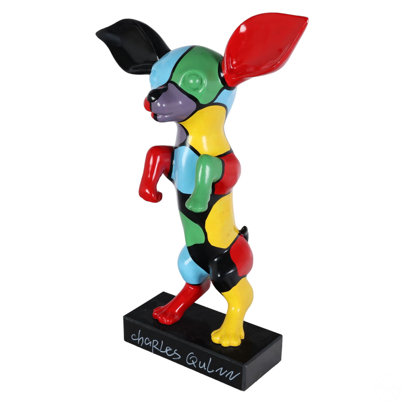 Charles Quinn 21C. Cubist Pop Art Doggy Sculpture (1 of 7)