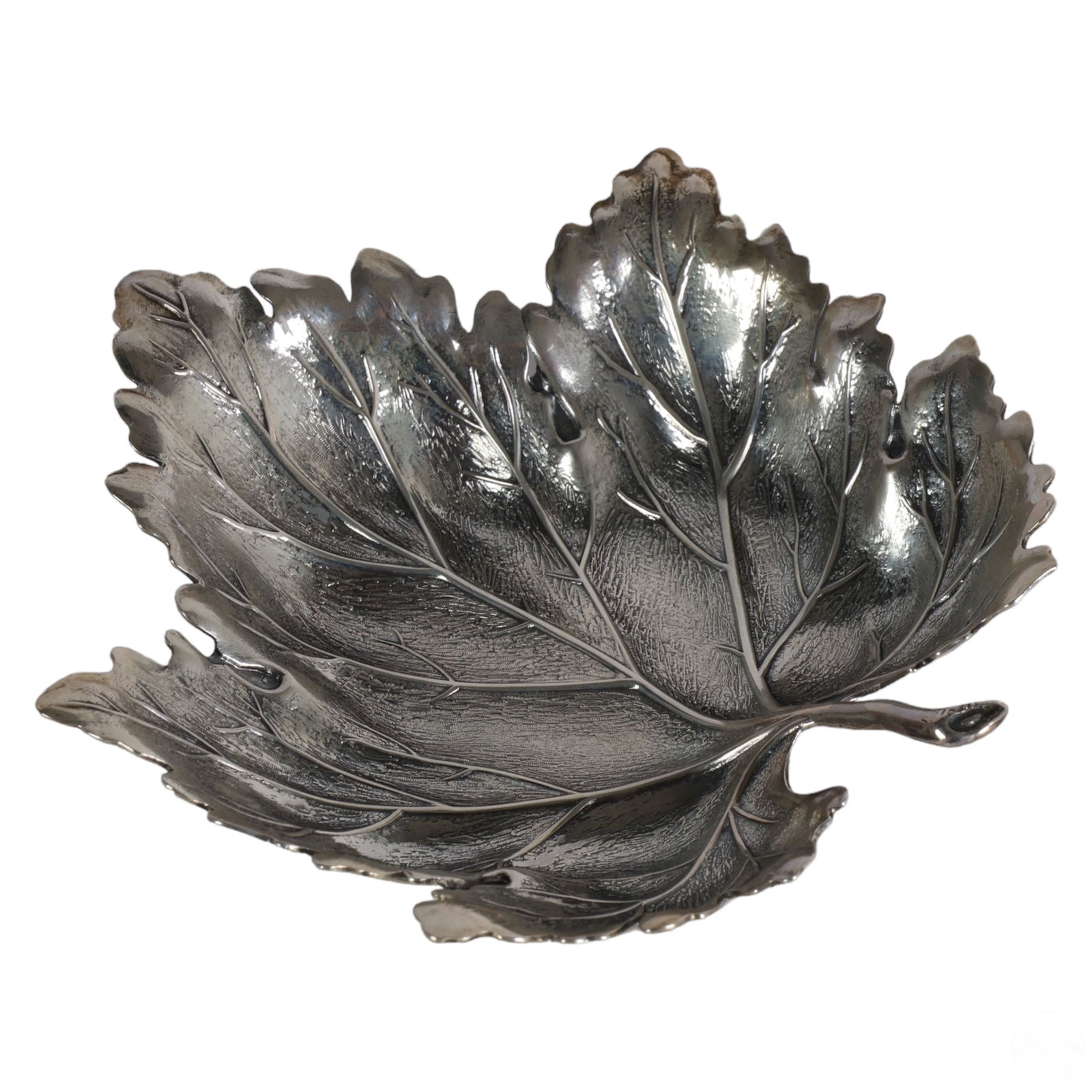 Buccellati Italian Sterling Silver Leaf Tray 69g. (1 of 6)