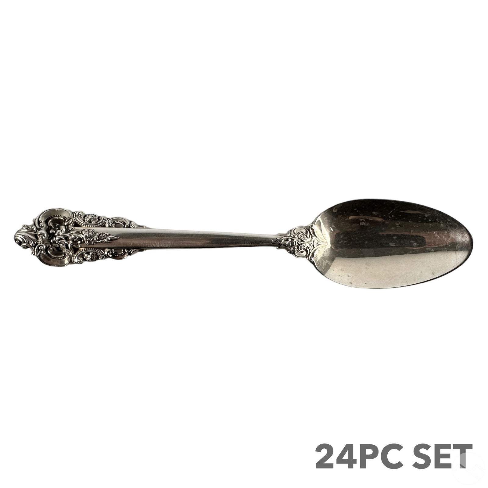 Wallace Grand Baroque Sterling Silver Spoons 850g. (1 of 4)
