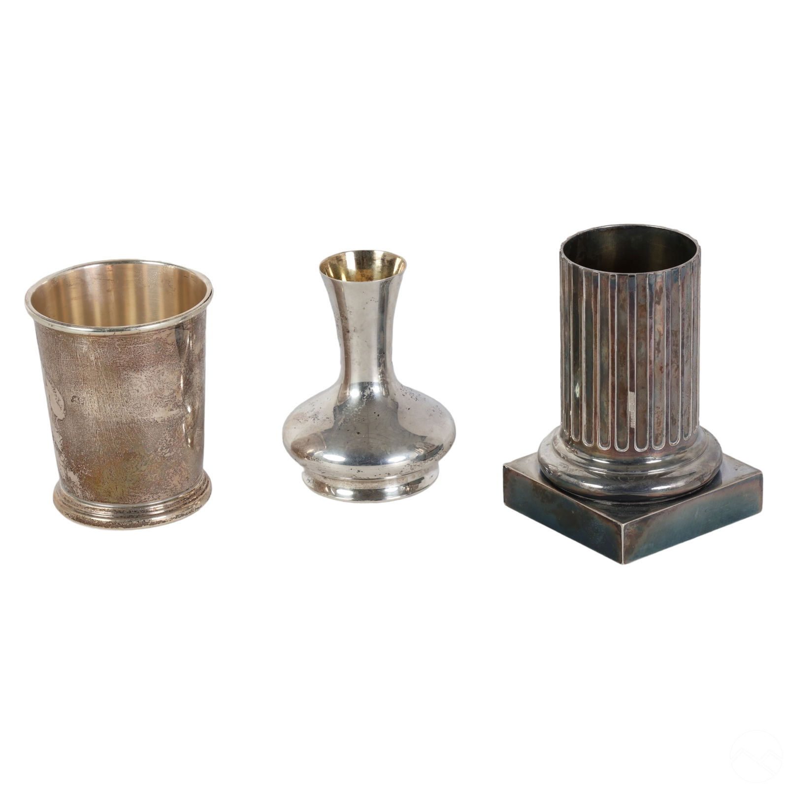 Bulgari & Preisner Sterling Silver Vases LOT 790g. (1 of 8)