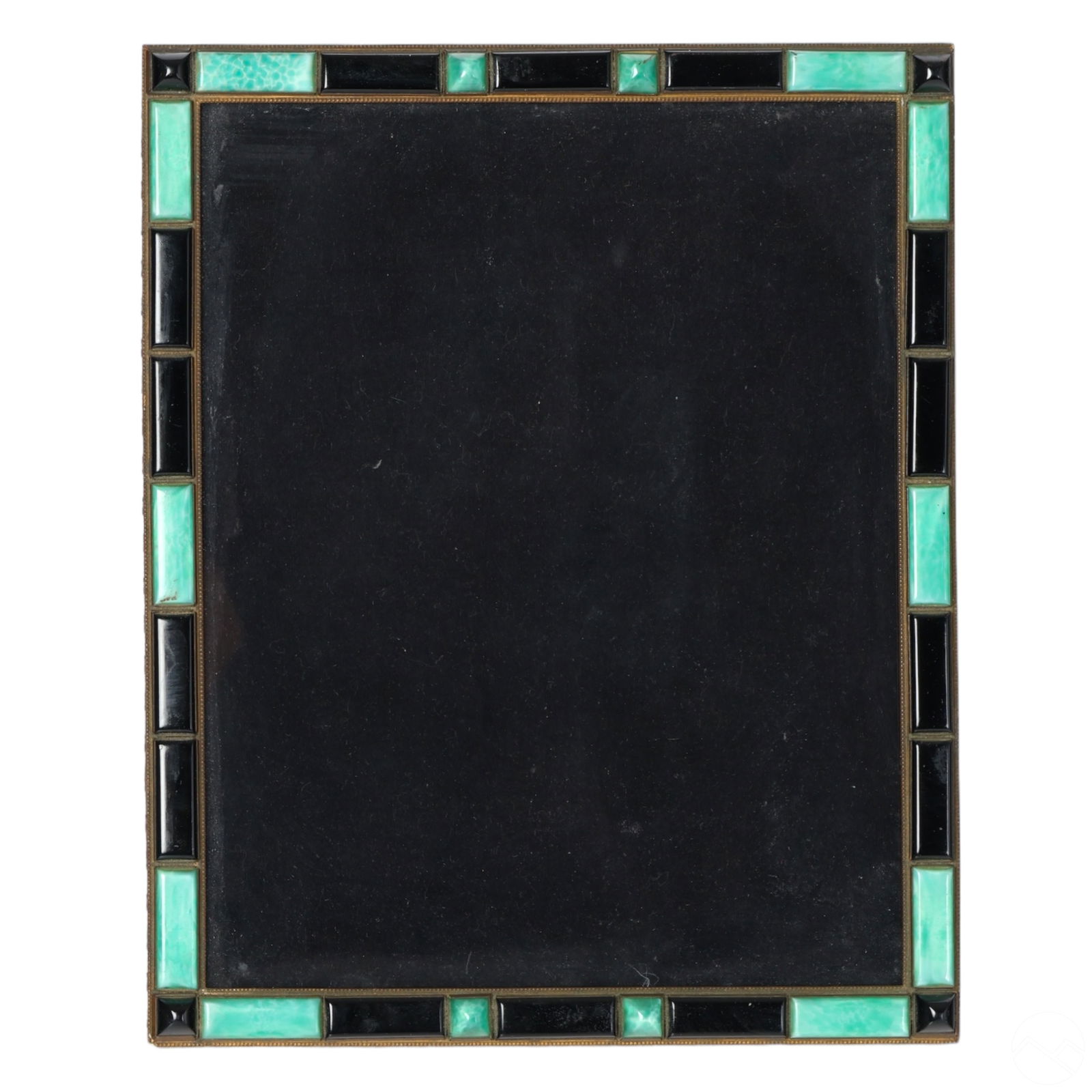 Austrian Bronze Art Deco Jeweled Easel Photo Frame (1 of 6)