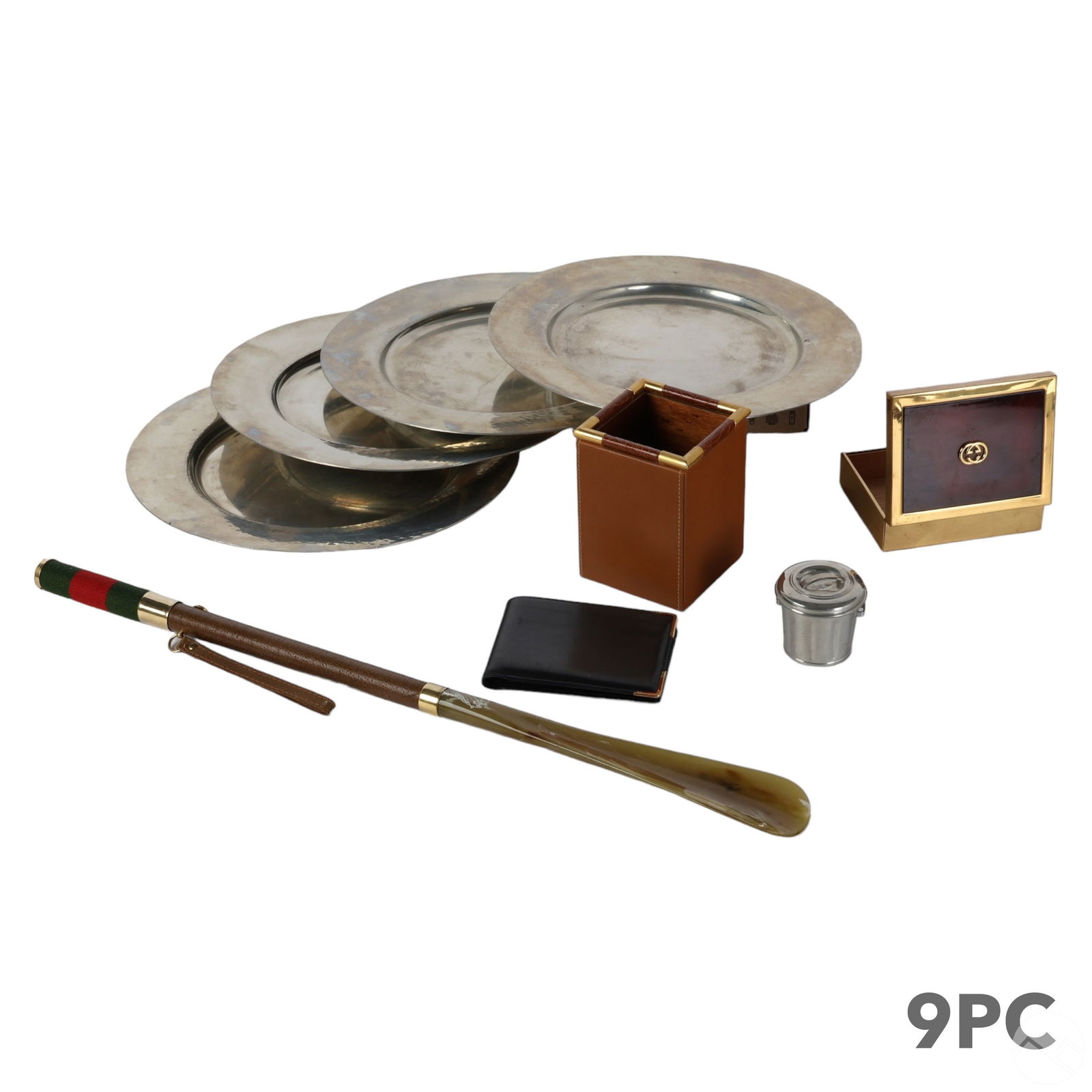 Gucci Desk & Personal Set & Cartier Plates 9pc LOT (1 of 12)