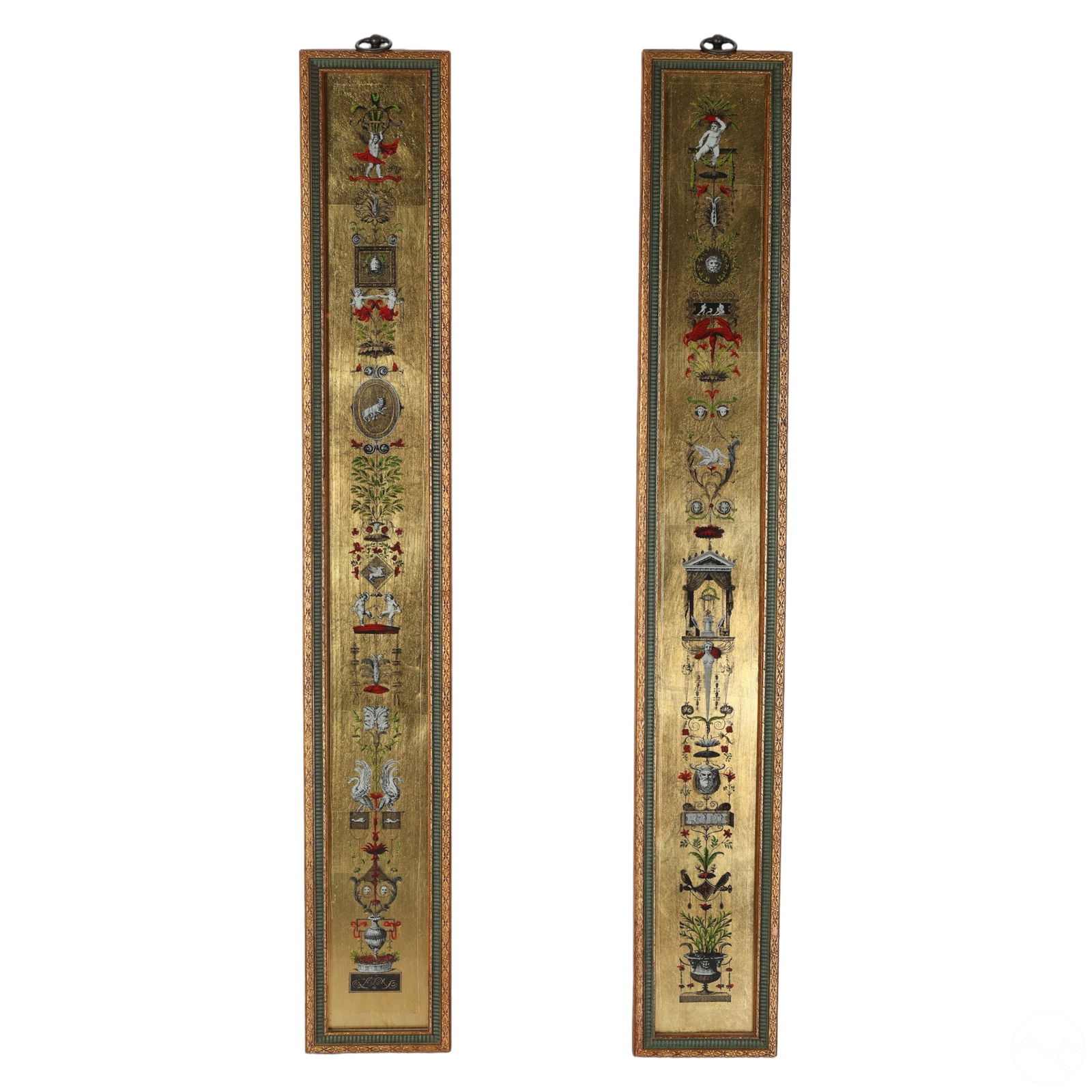 Sungott Pair Decorative Art Glass Vintage Panels (1 of 10)